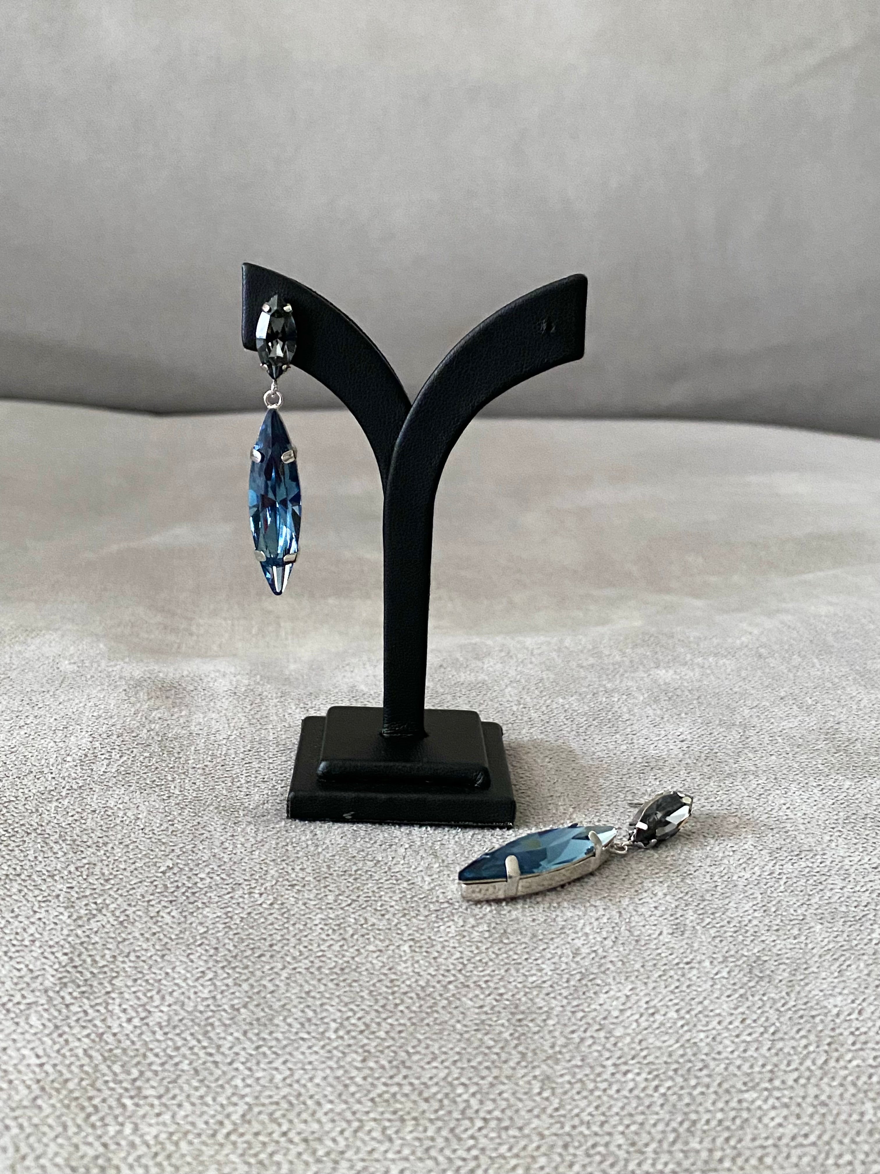 Swarovski Long Marquise Drop Earrings