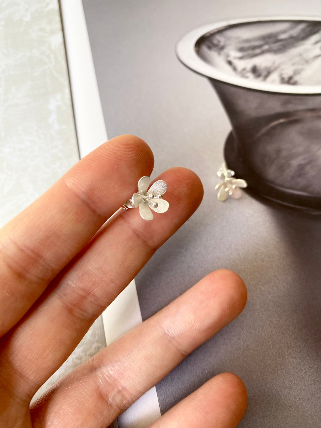 Petite Flower Stud Earrings