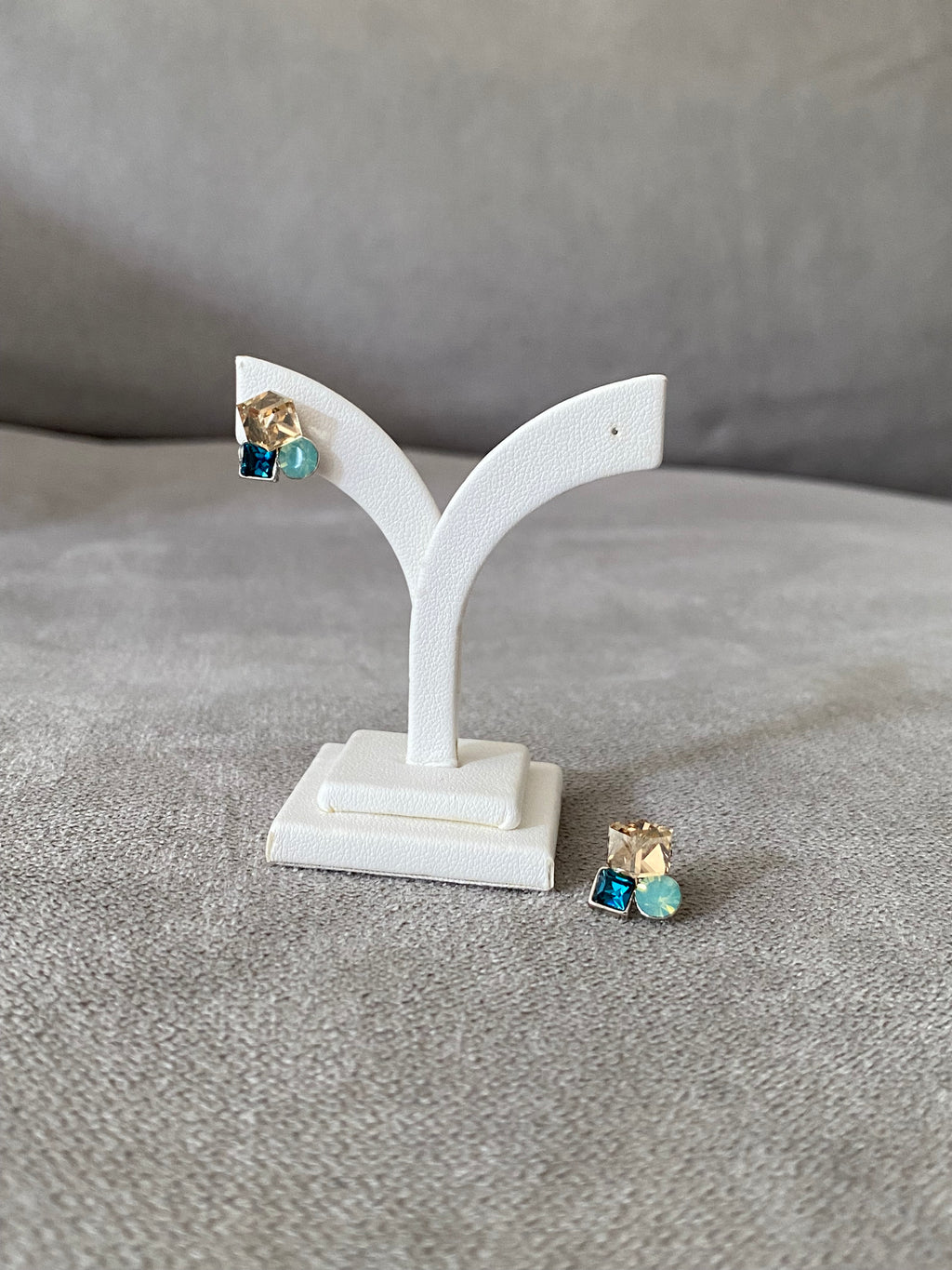 Swarovski Petite Trio Crystal Stud Earrings