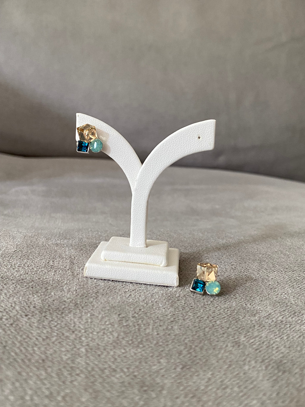 Swarovski Petite Trio Crystal Stud Earrings