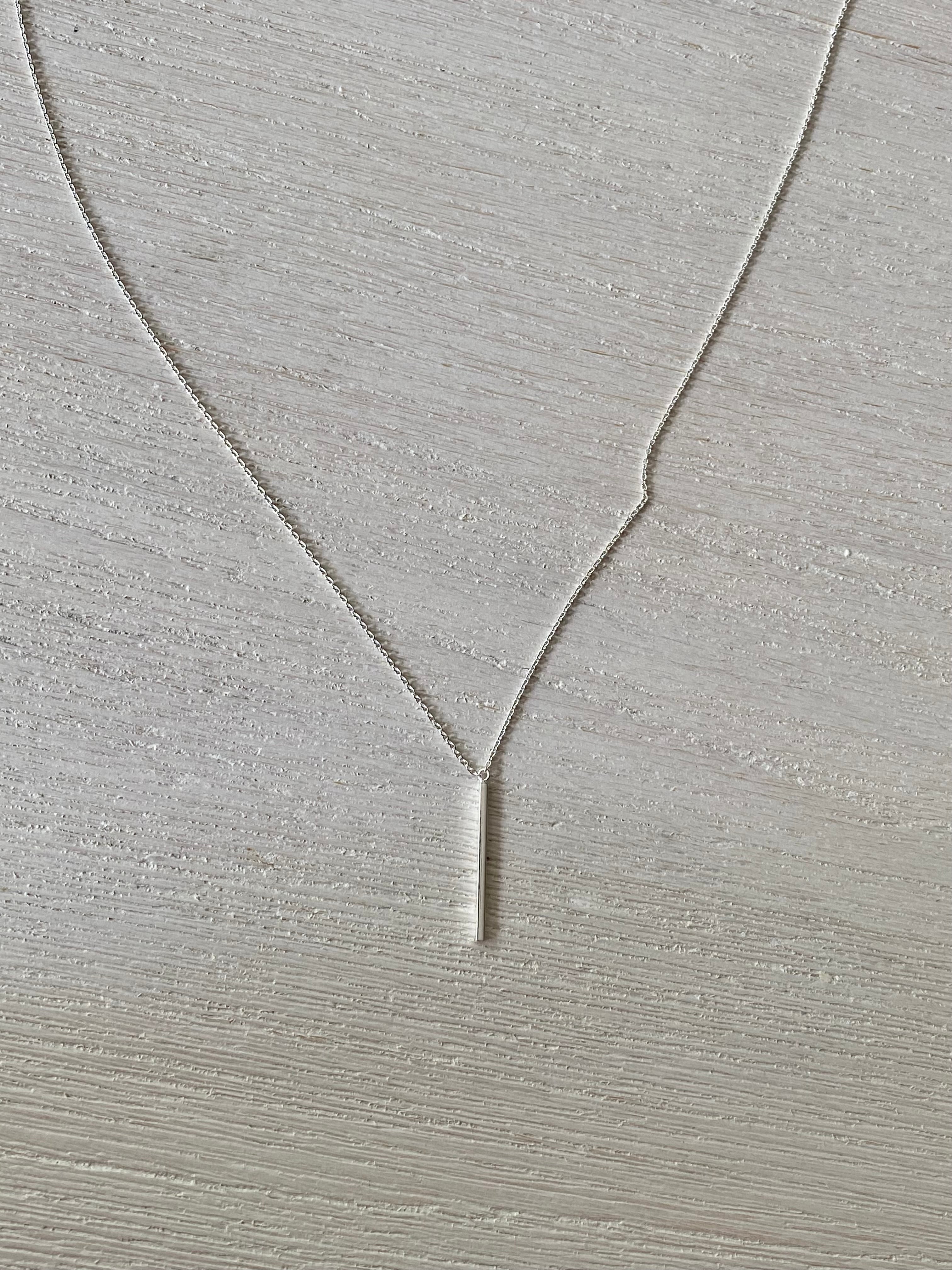 Linear Bar Necklace