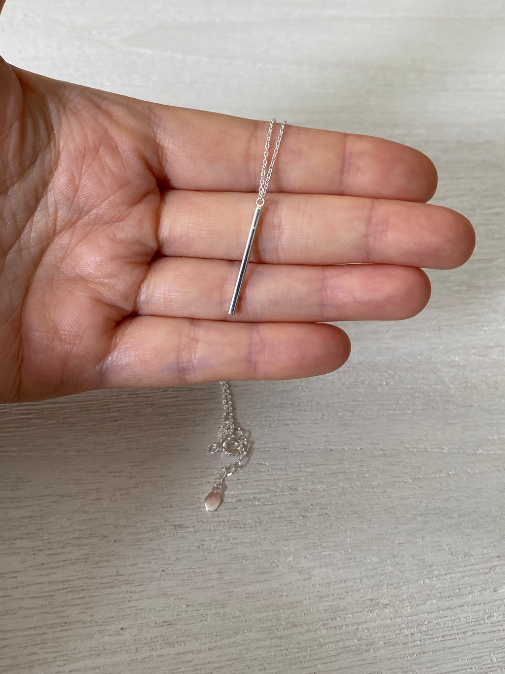 Linear Bar Necklace