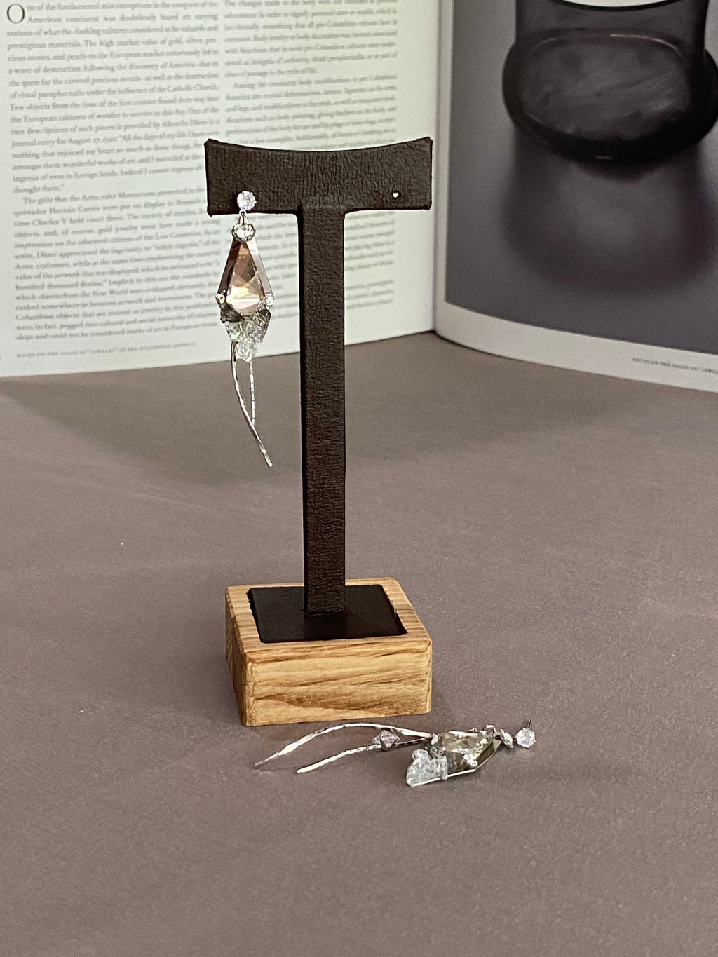 Swarovski Faceted Drop Earrings