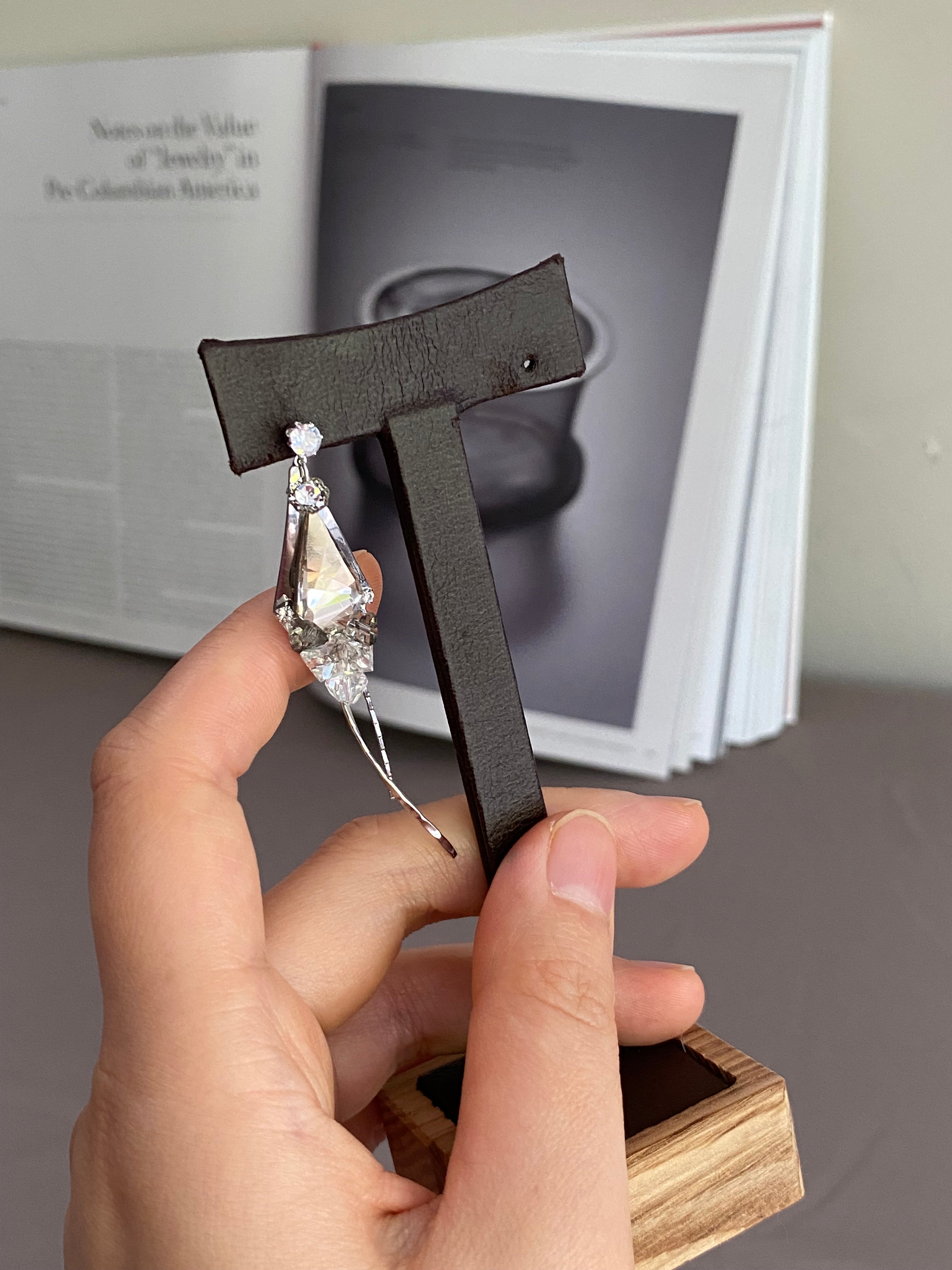 Swarovski Faceted Drop Earrings