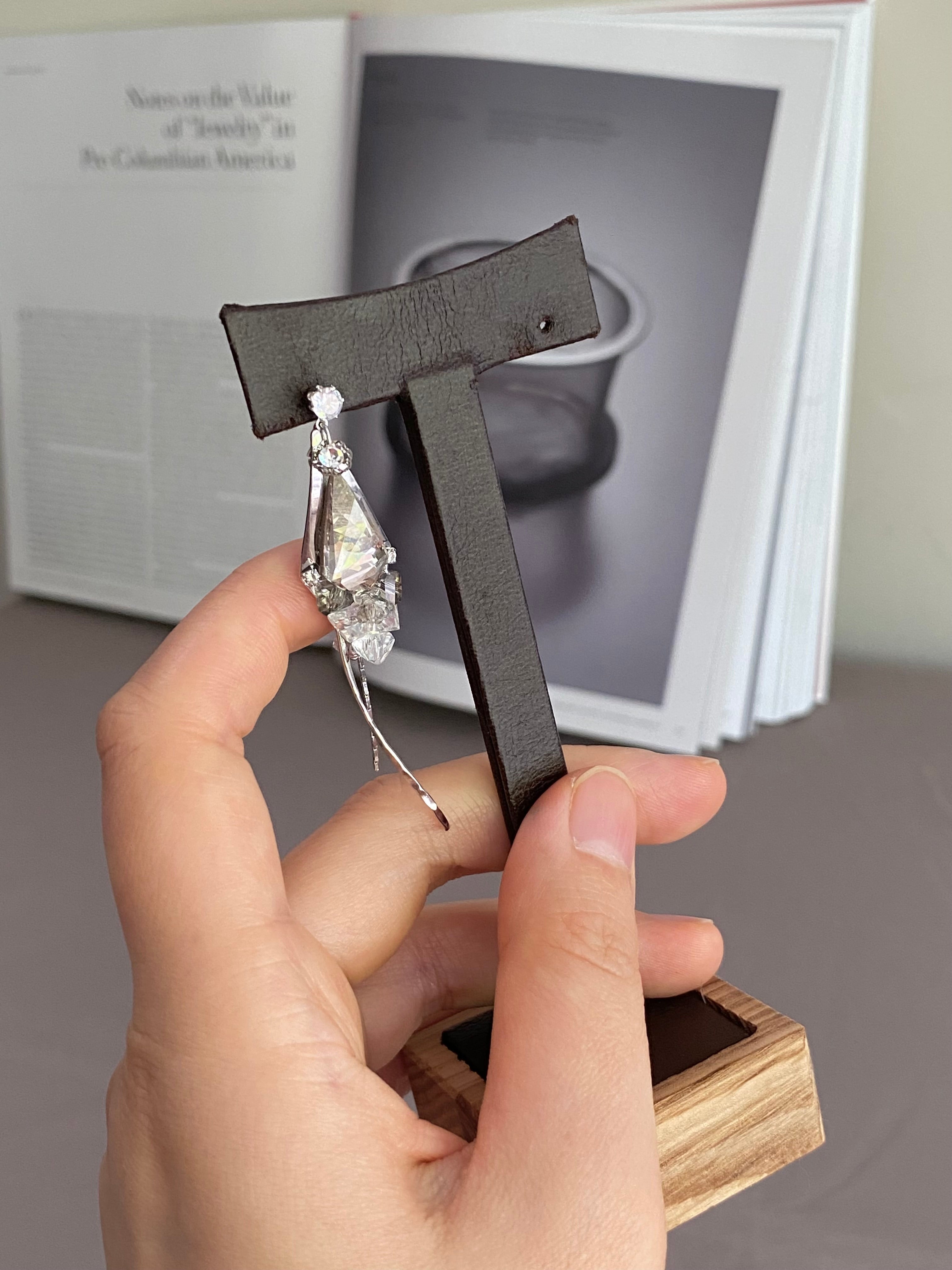 Swarovski Faceted Drop Earrings