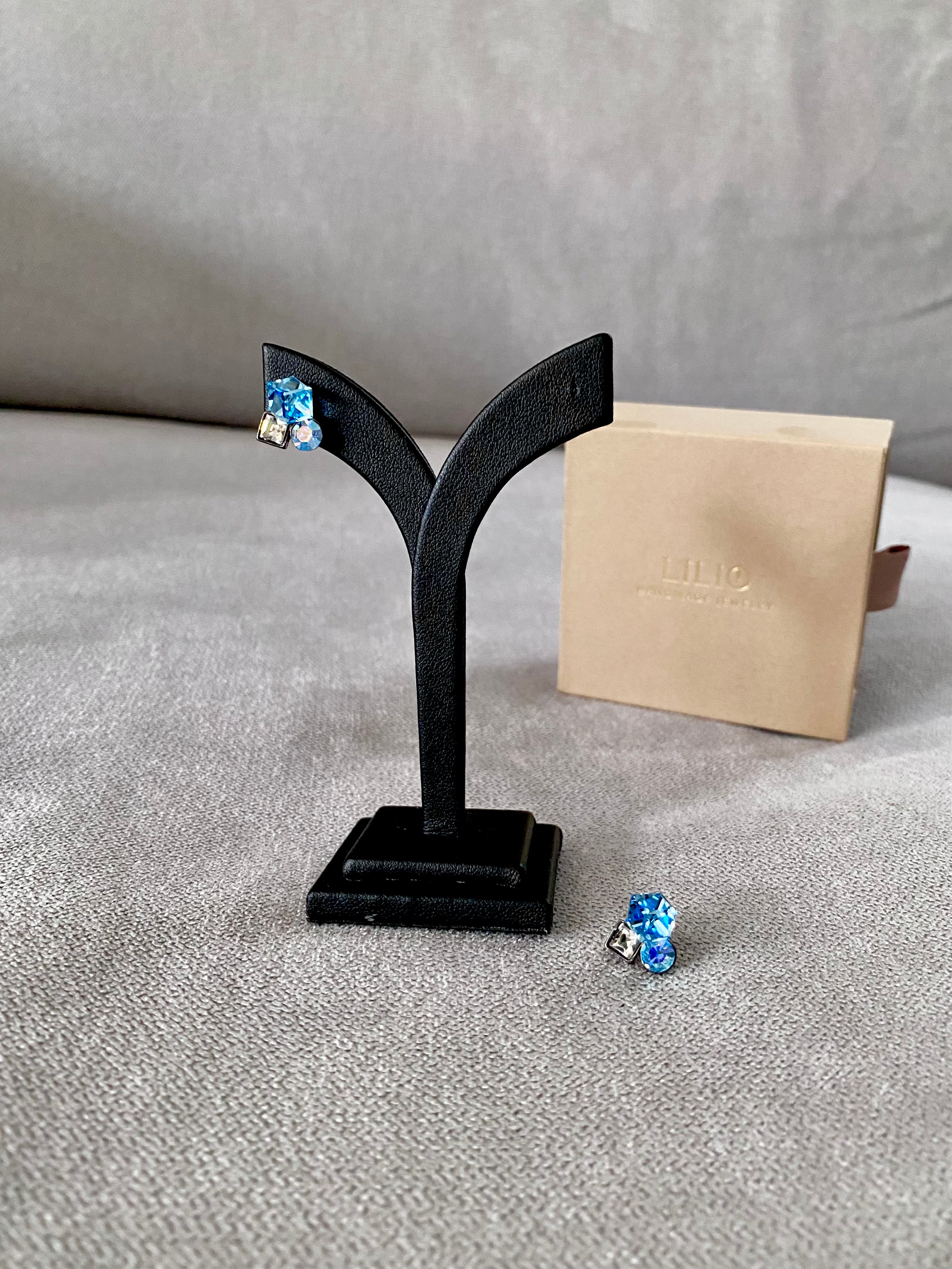 Swarovski Petite Trio Crystal Stud Earrings