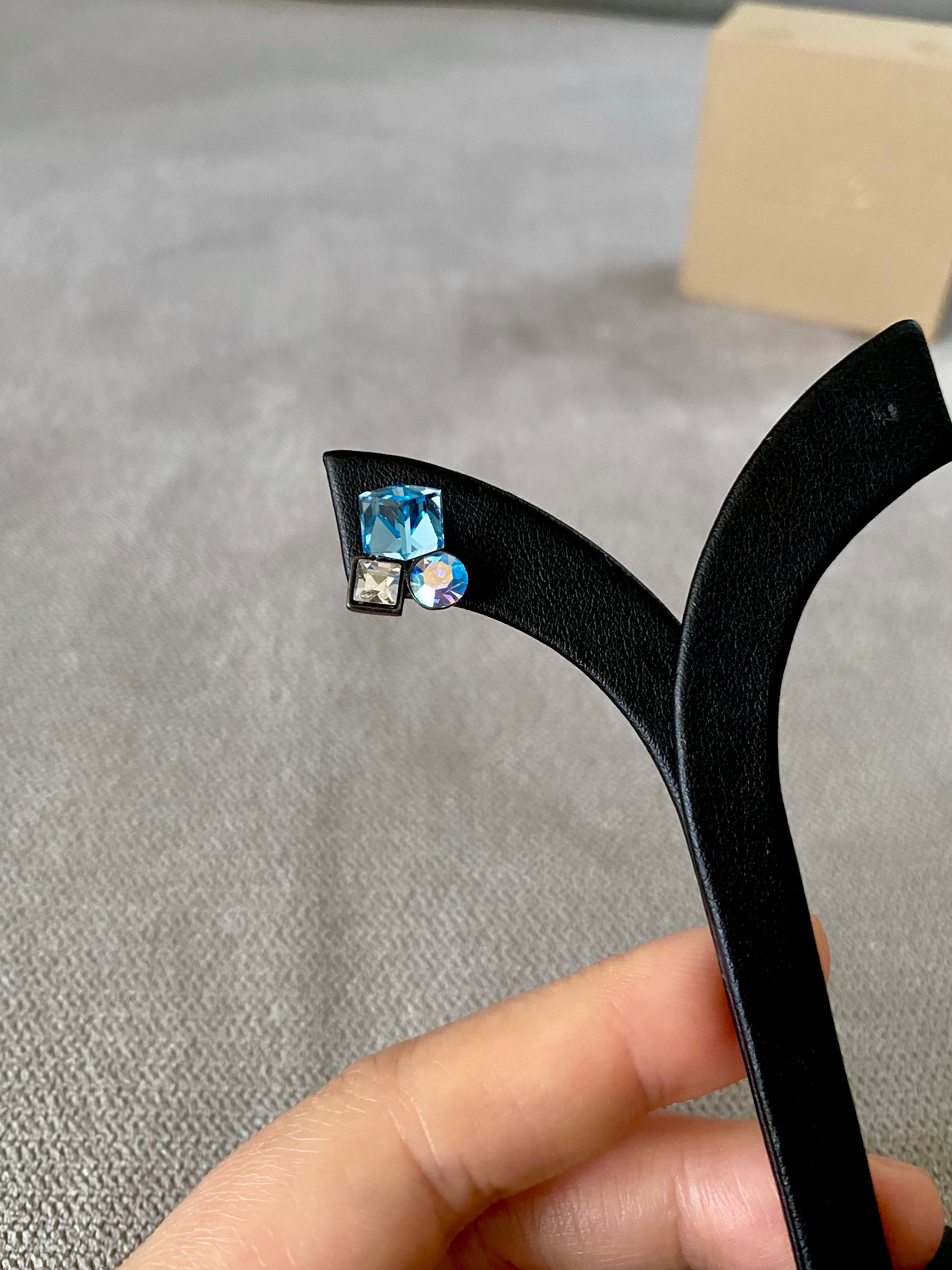 Swarovski Petite Trio Crystal Stud Earrings