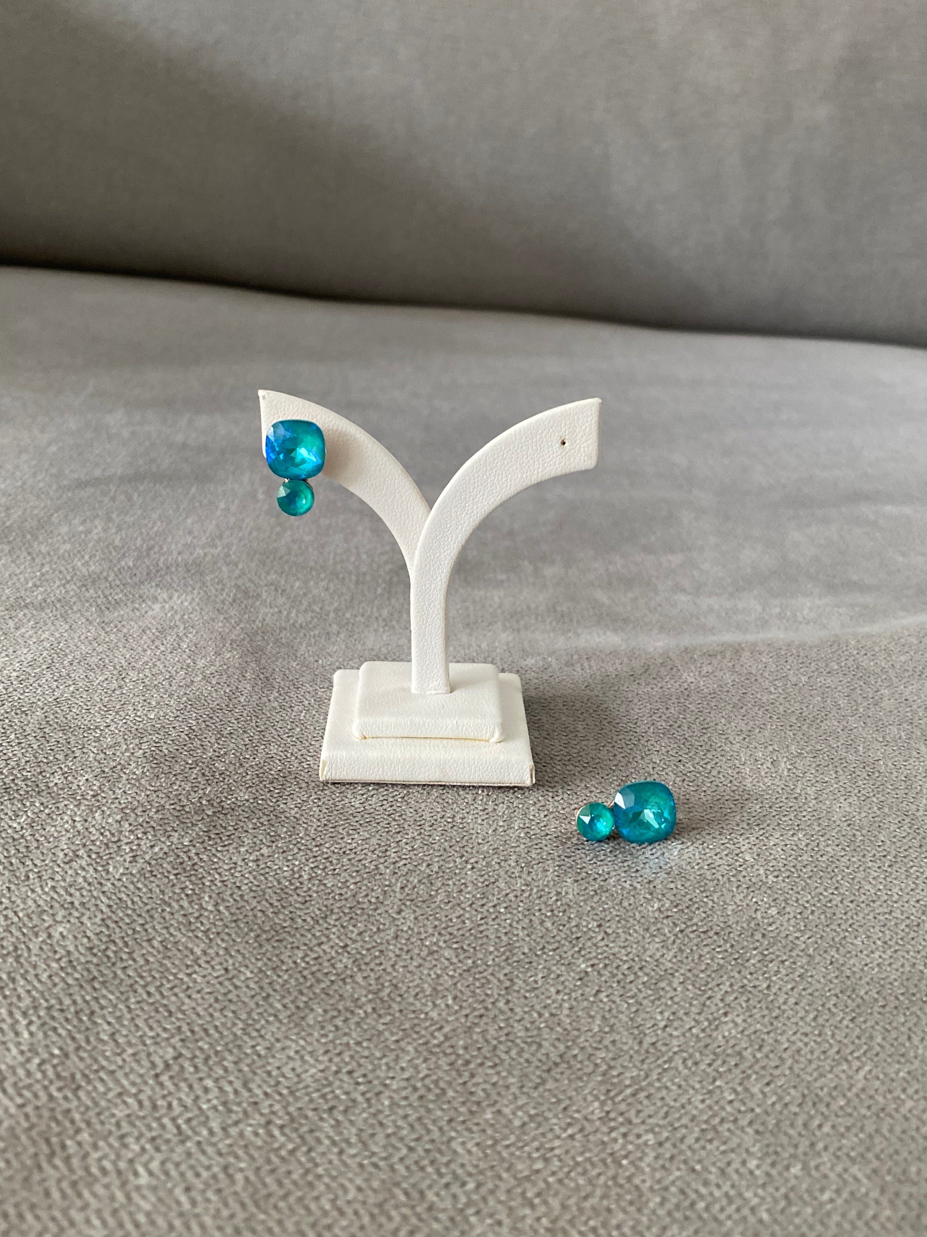 Swarovski Petite Duo Stud Earrings