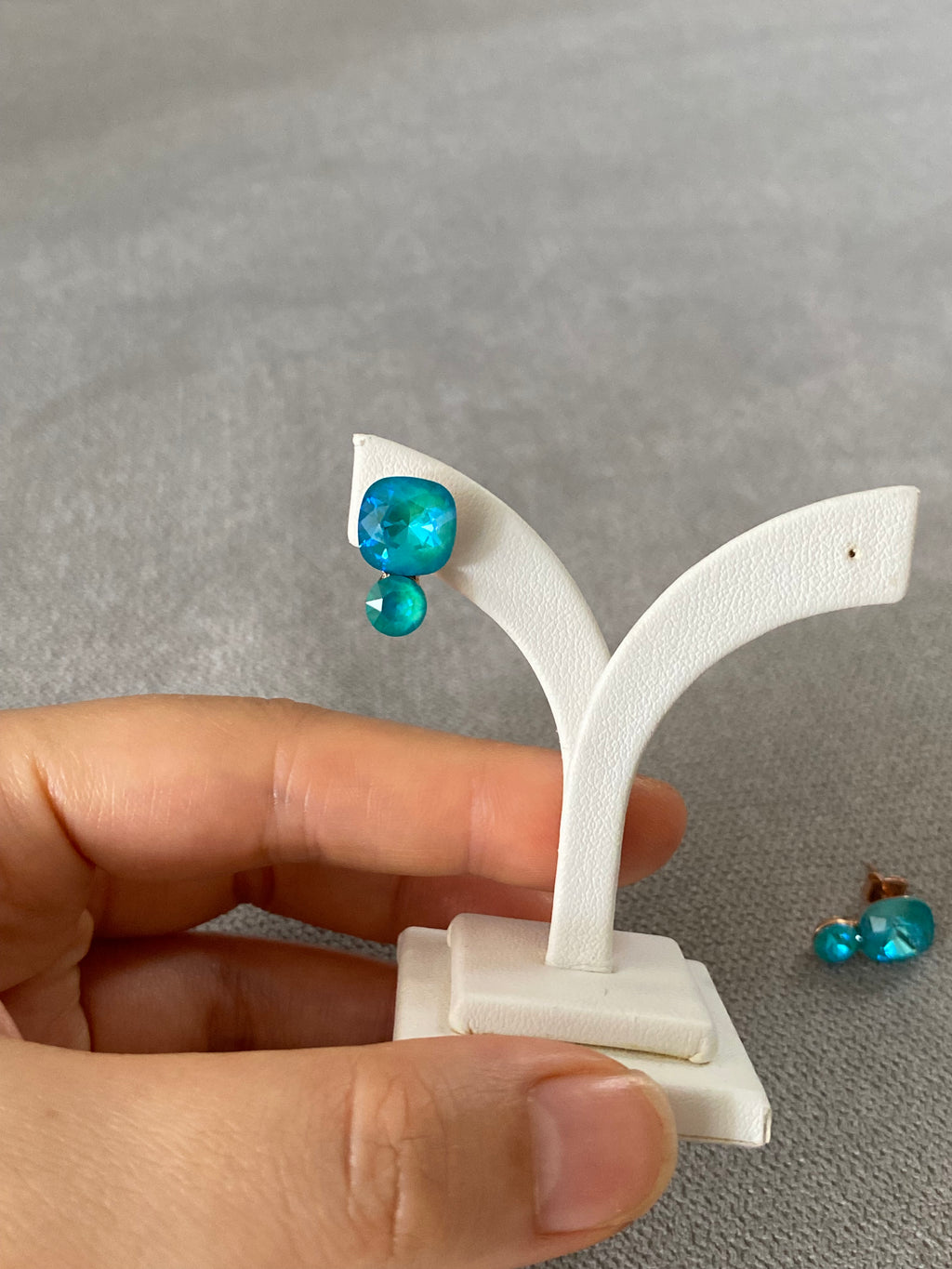 Swarovski Petite Duo Stud Earrings