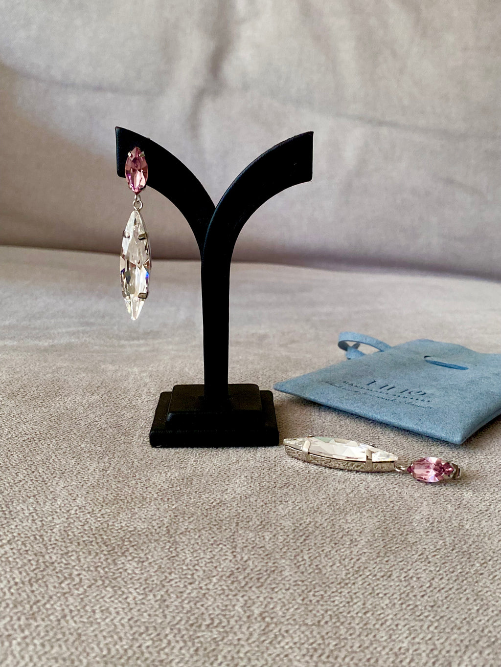 Swarovski Long Marquise Drop Earrings
