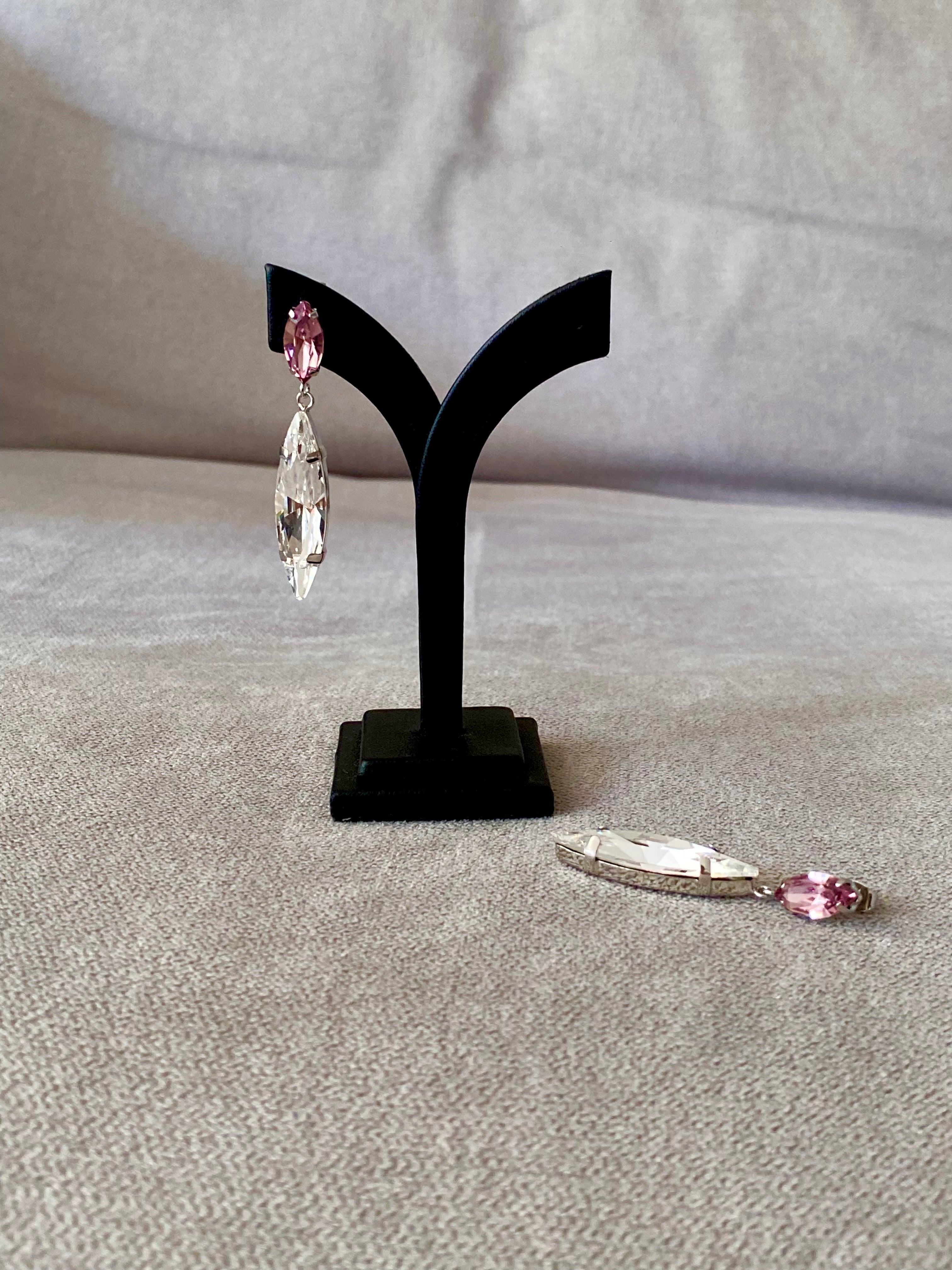 Swarovski Long Marquise Drop Earrings