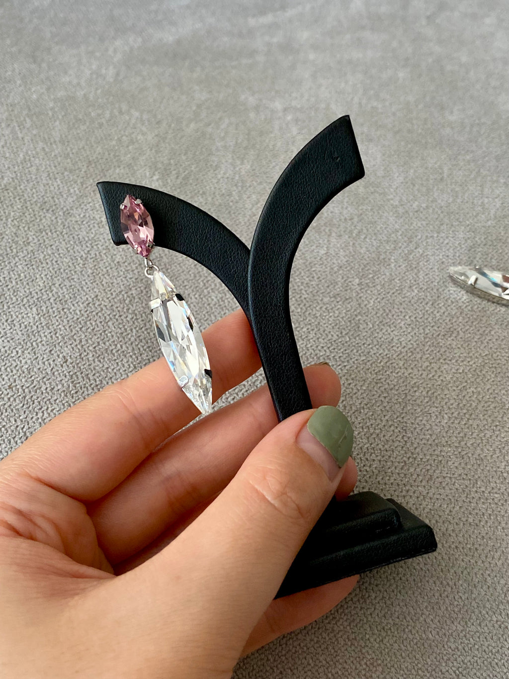 Swarovski Long Marquise Drop Earrings