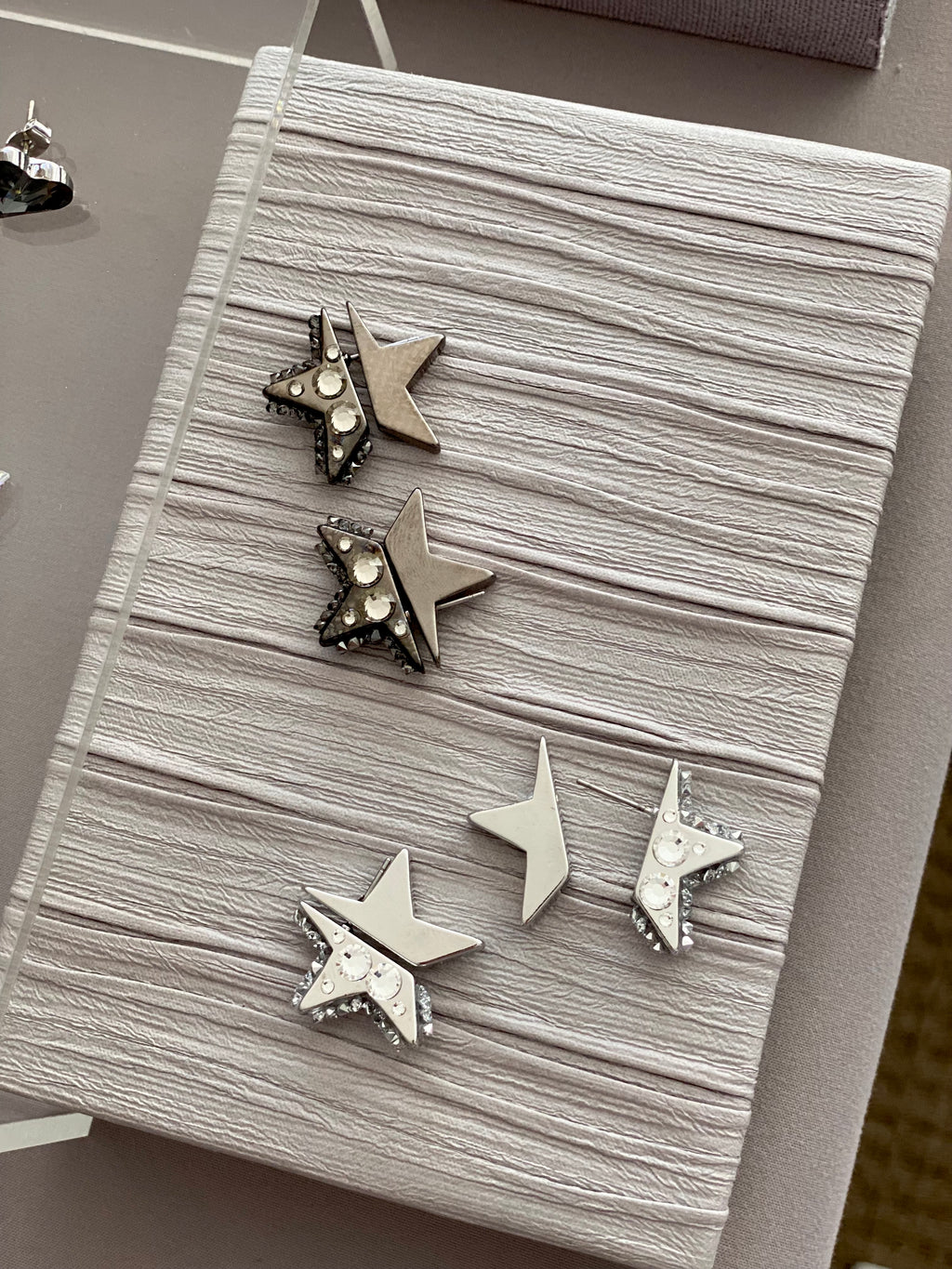 Swarovski Star Stud Earrings (2 colors)