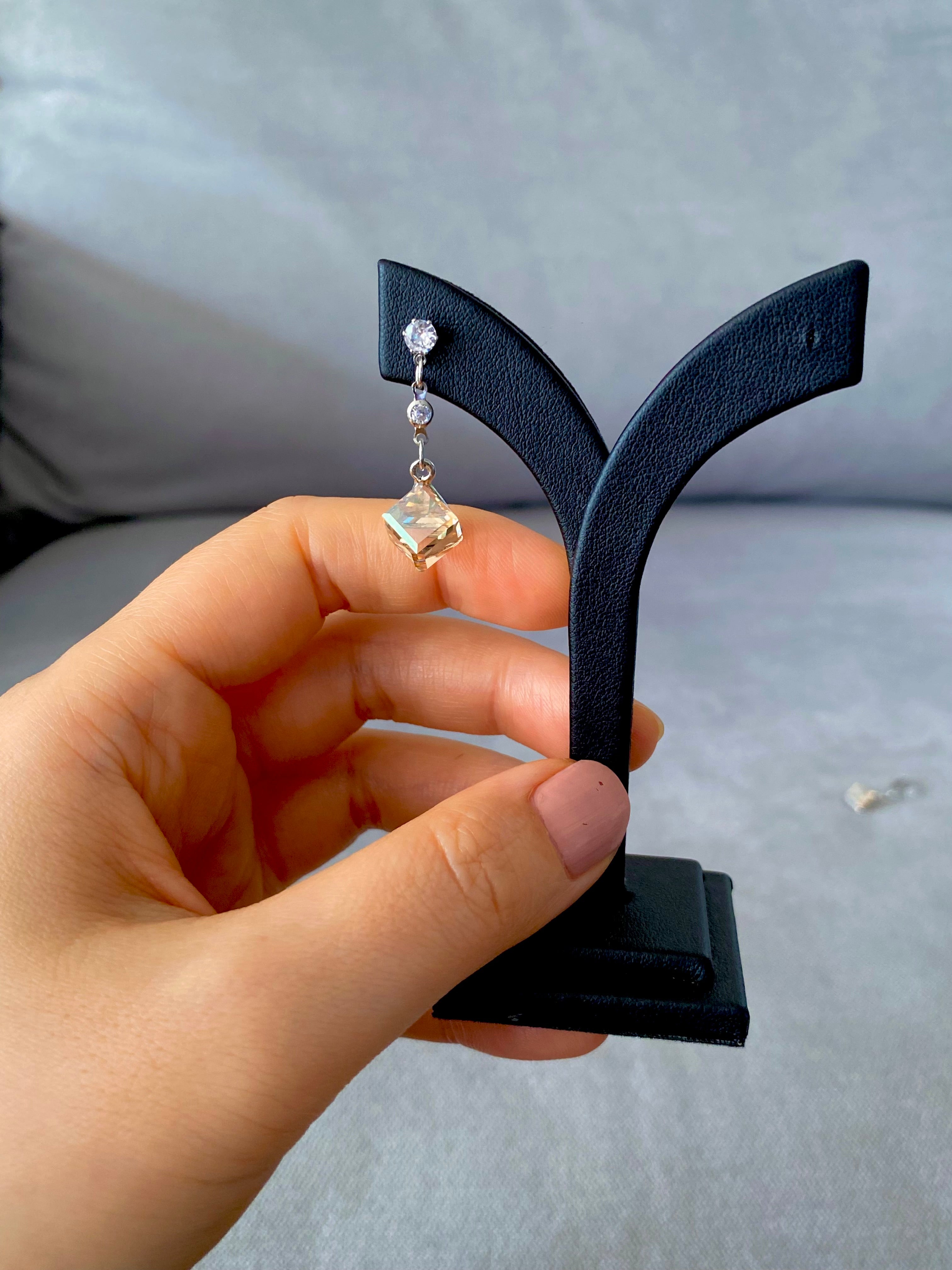 Swarovski Drop Earrings (3 colors)