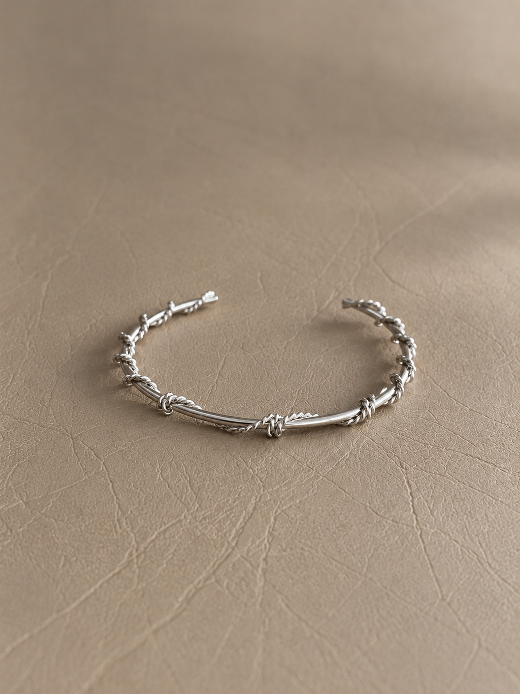 Wrapped Wire Cuff Bangle - LIV322