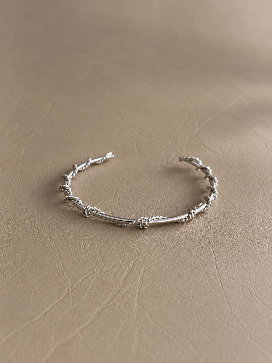 Wrapped Wire Cuff Bangle - LIV322