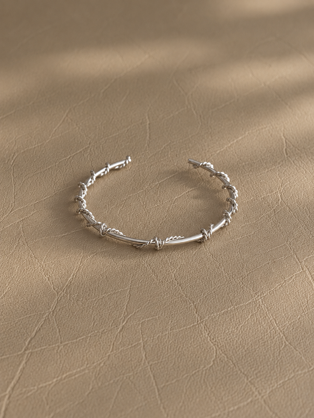Wrapped Wire Cuff Bangle - LIV322
