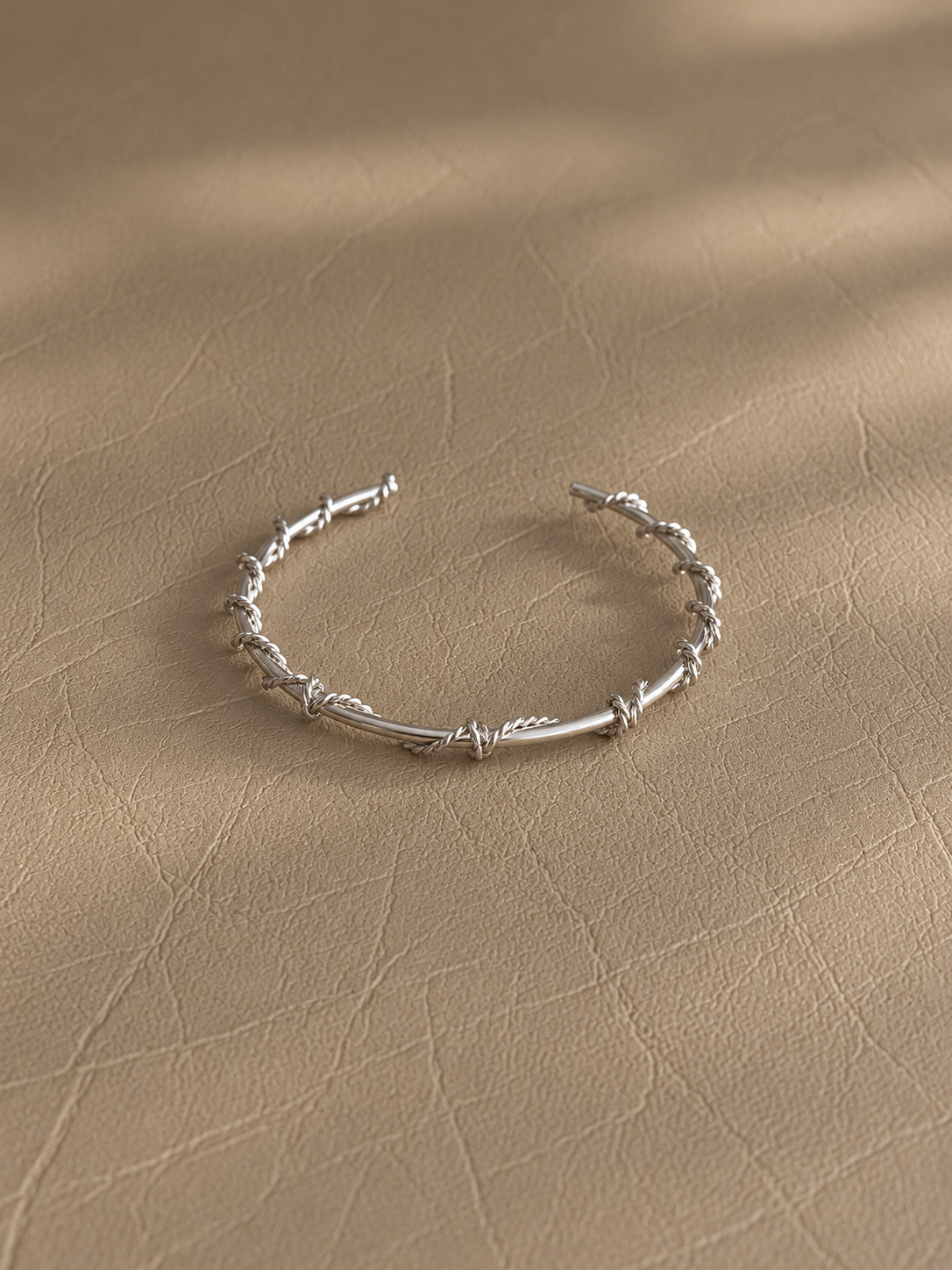 Wrapped Wire Cuff Bangle - LIV322