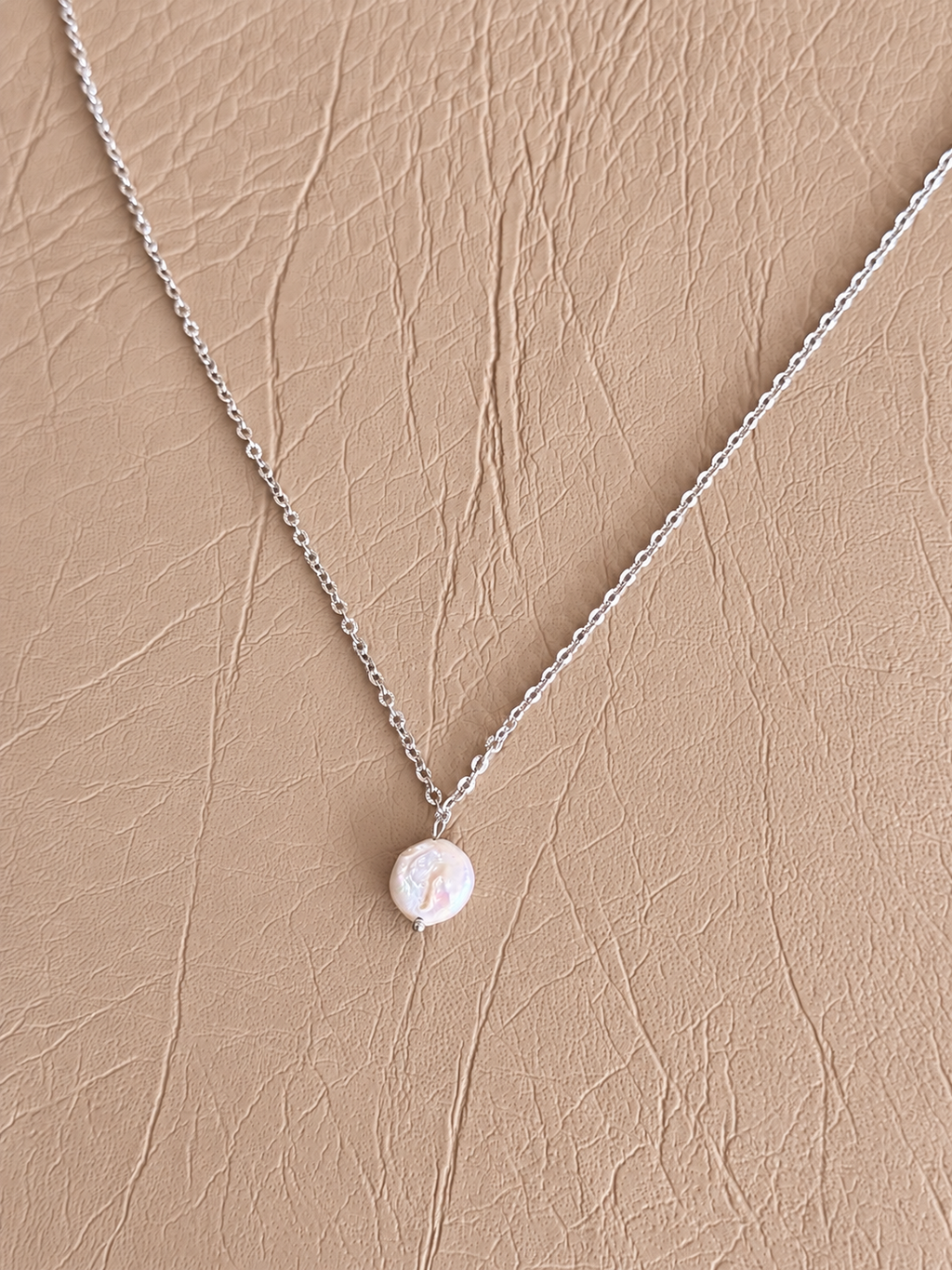 Neila Freshwater Coin Pearl Necklace - NEI01