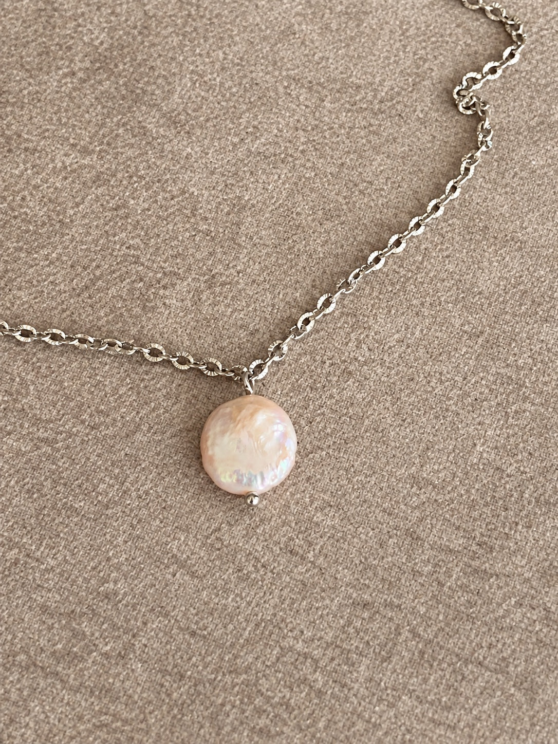 Neila Freshwater Coin Pearl Necklace - NEI01