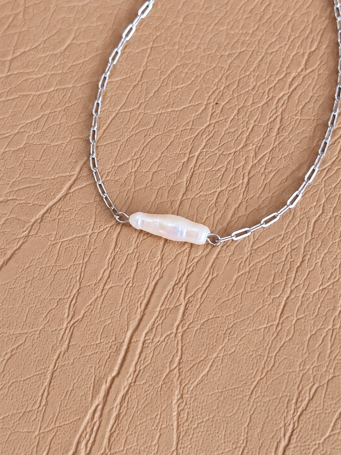 Neila Falling Light — Freshwater Biwa Pearl Bracelet