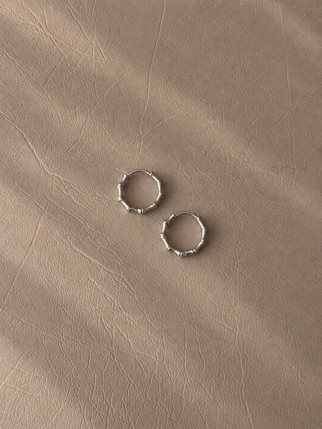 Bamboo Hoop Earrings - SOR42