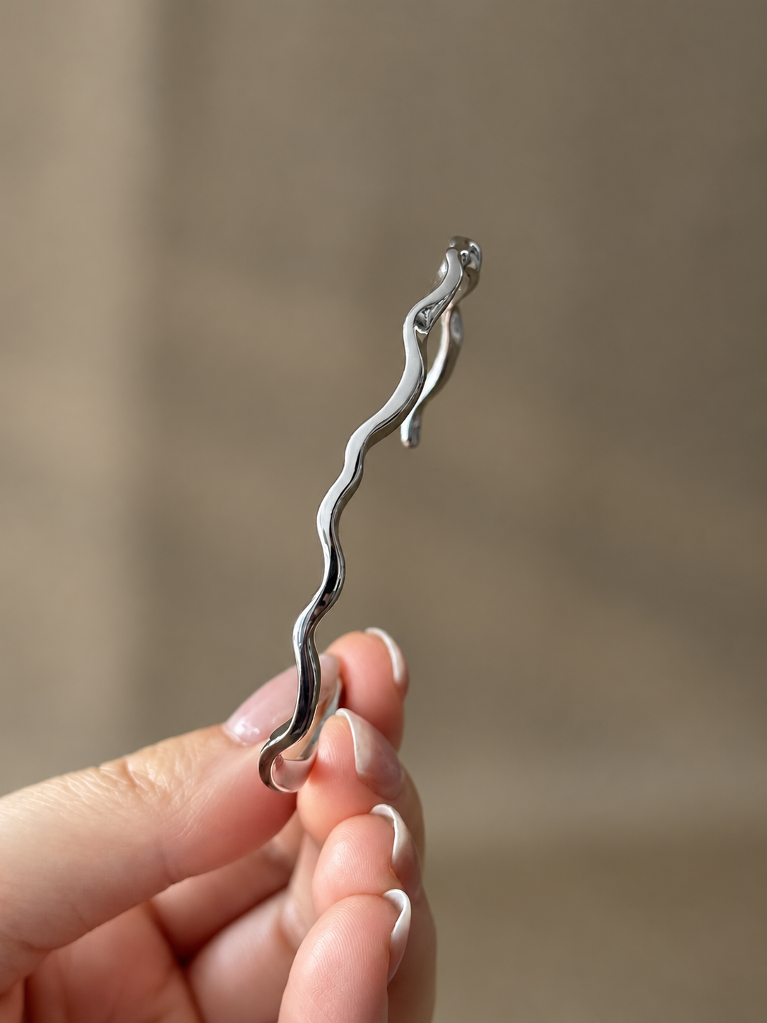 Wave Cuff Bangle - SOR60B