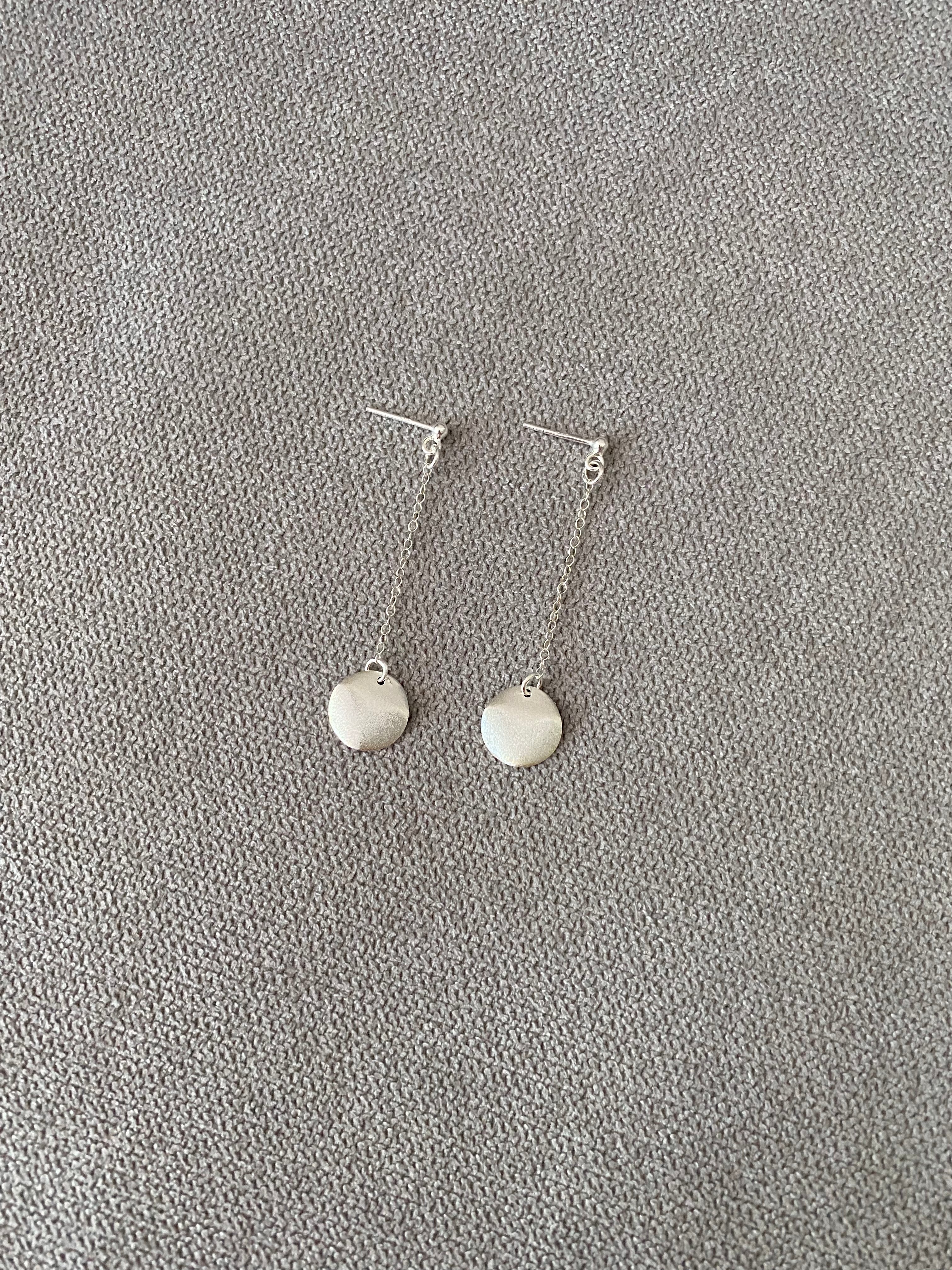 Matte Sphere Dangle Earrings