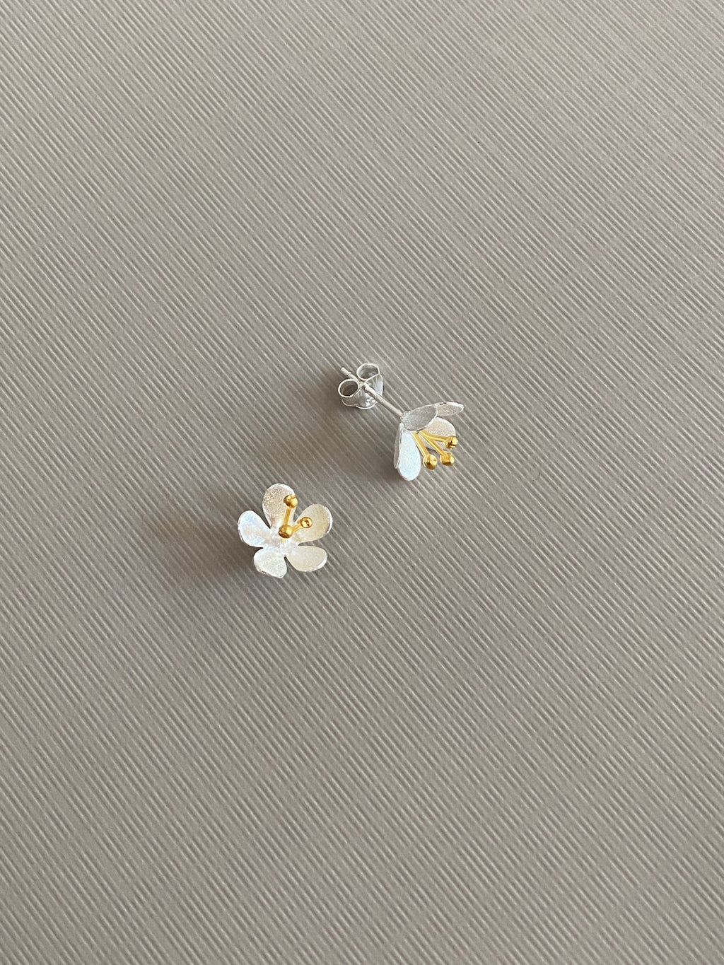 Matte Flower Stud Earrings