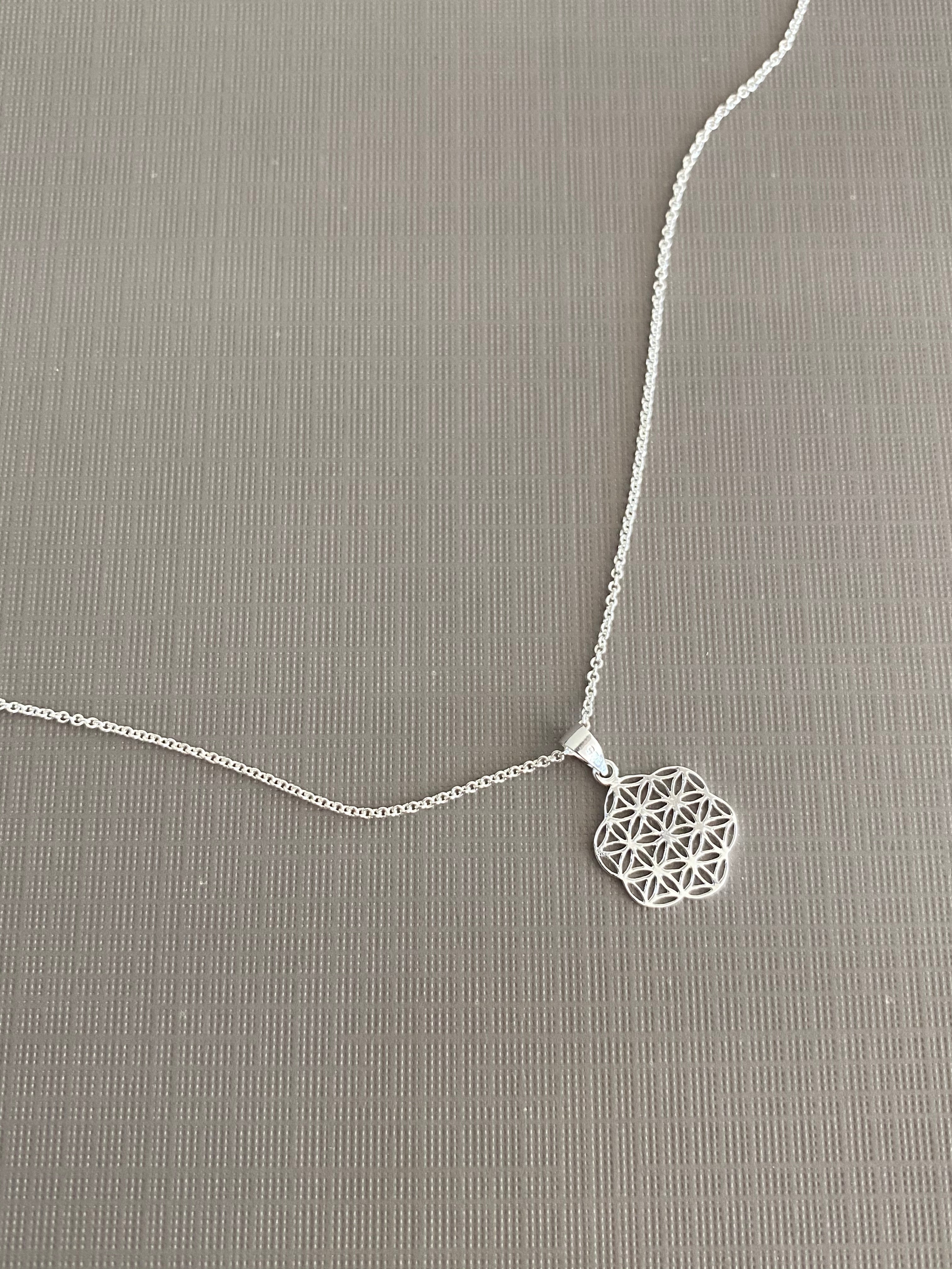 Silver Geometry Necklace