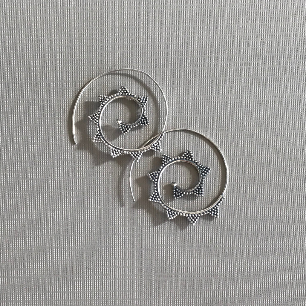 Spiral Form Earrings