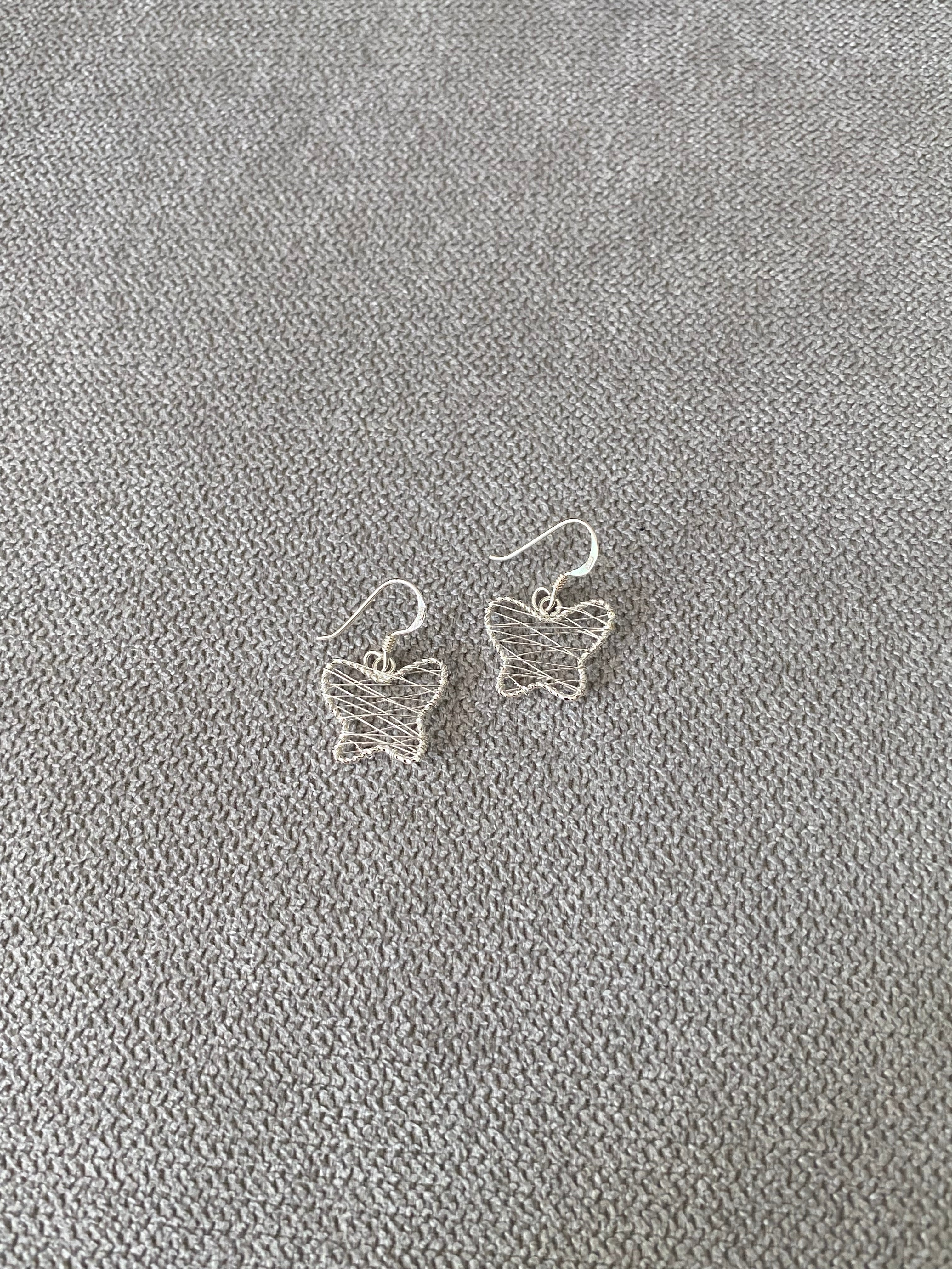Butterfly Outline Earrings
