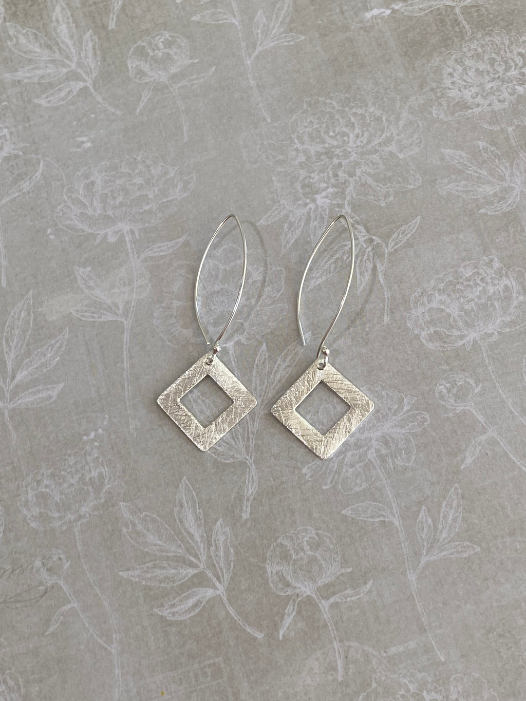 Geometric Square Earrings