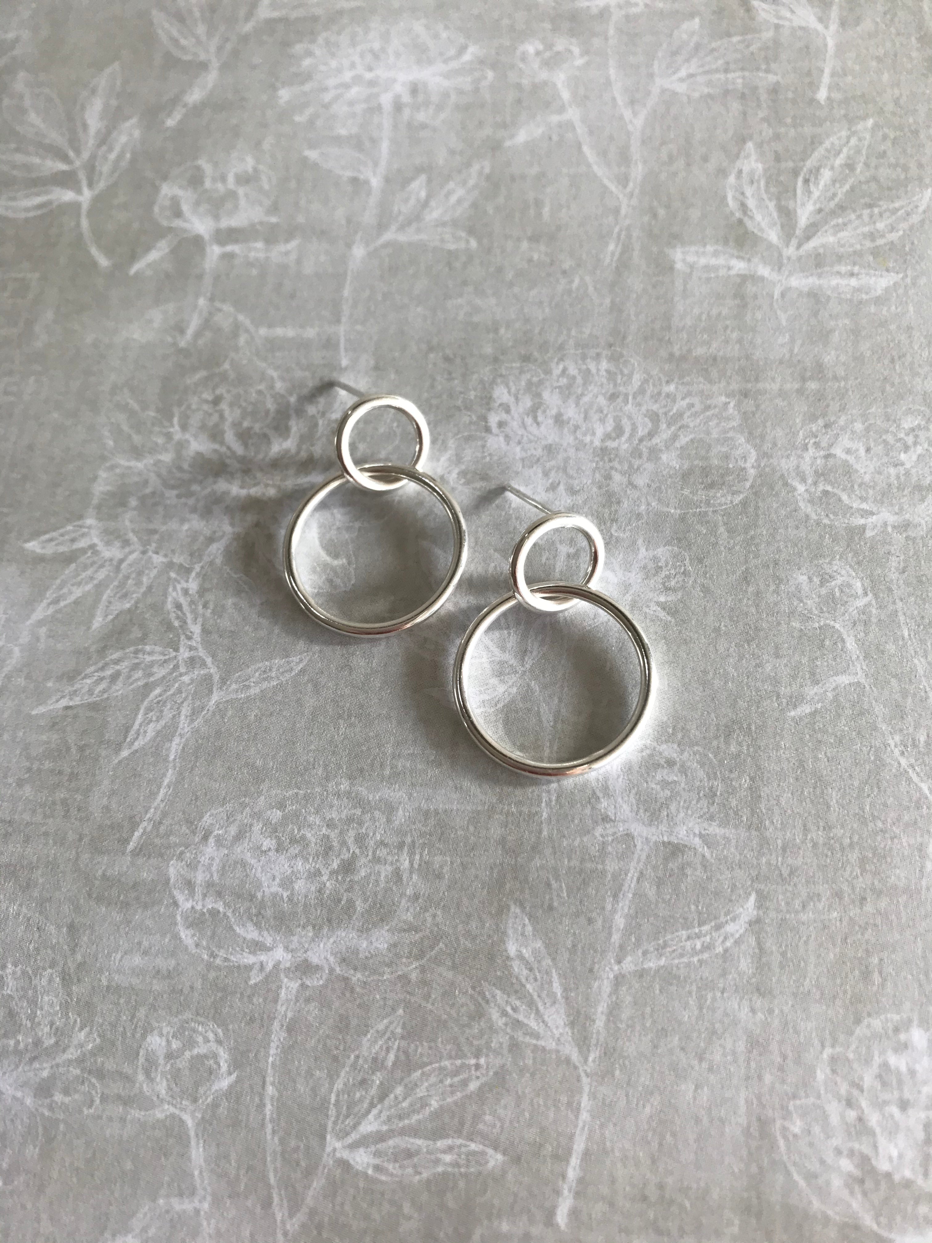 Double Circle Earrings