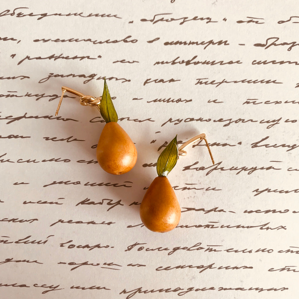 Pear Earrings