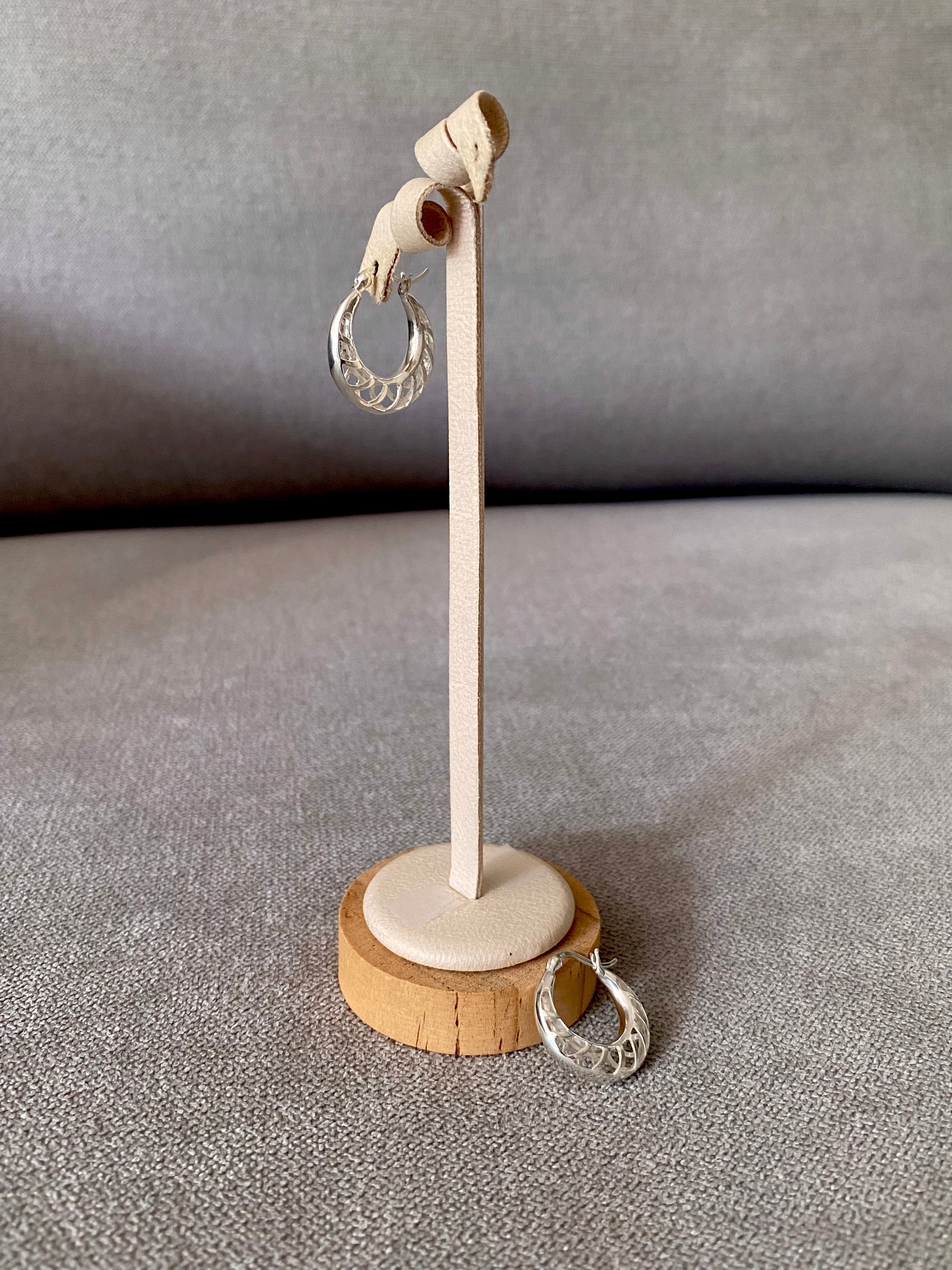 Patterned Edge Hoops