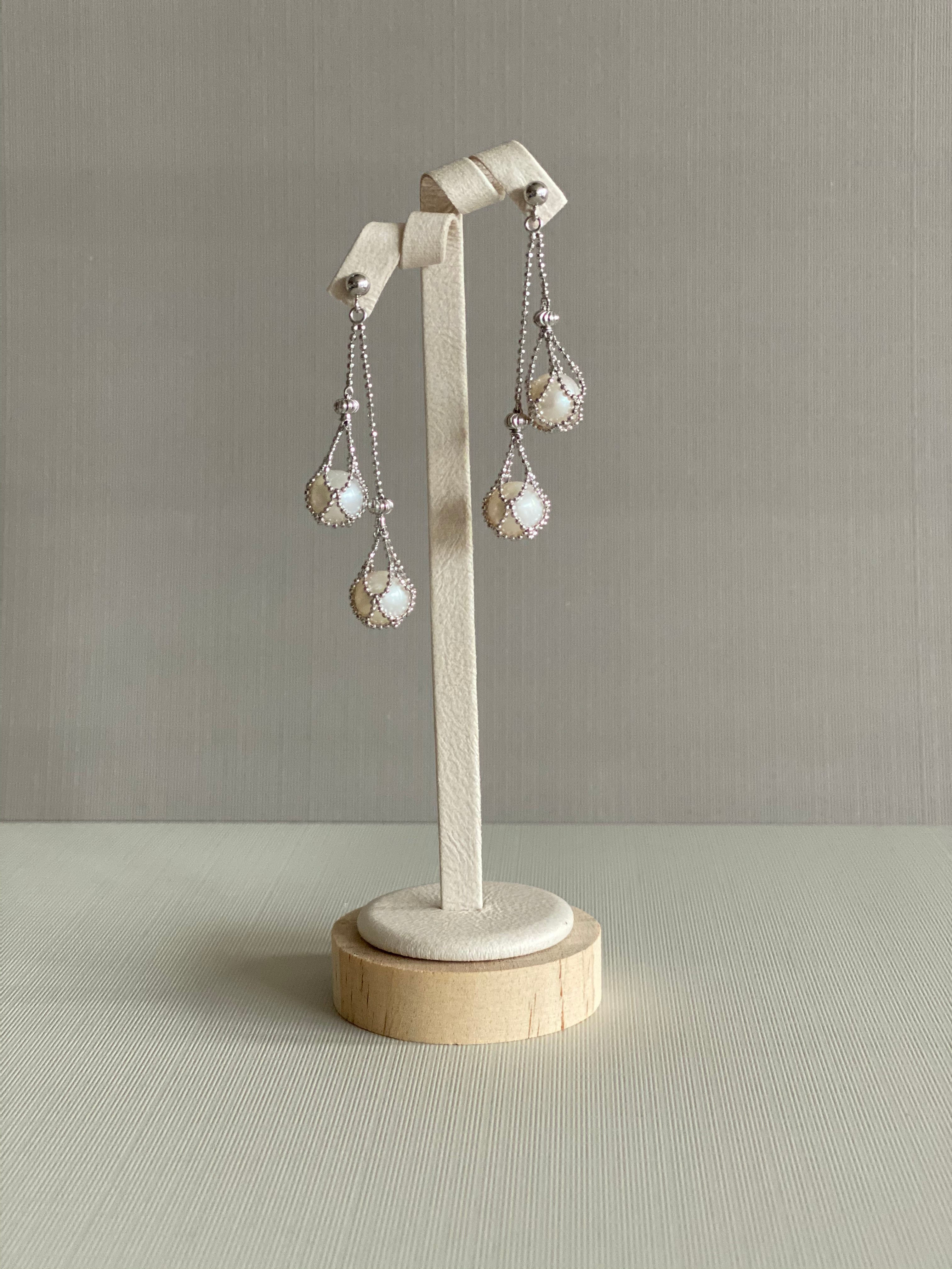 Pearl Weave Earrings