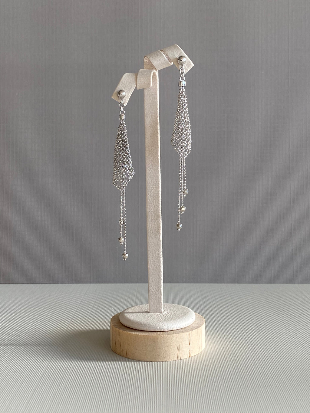 Cascade Chain Mesh Earrings