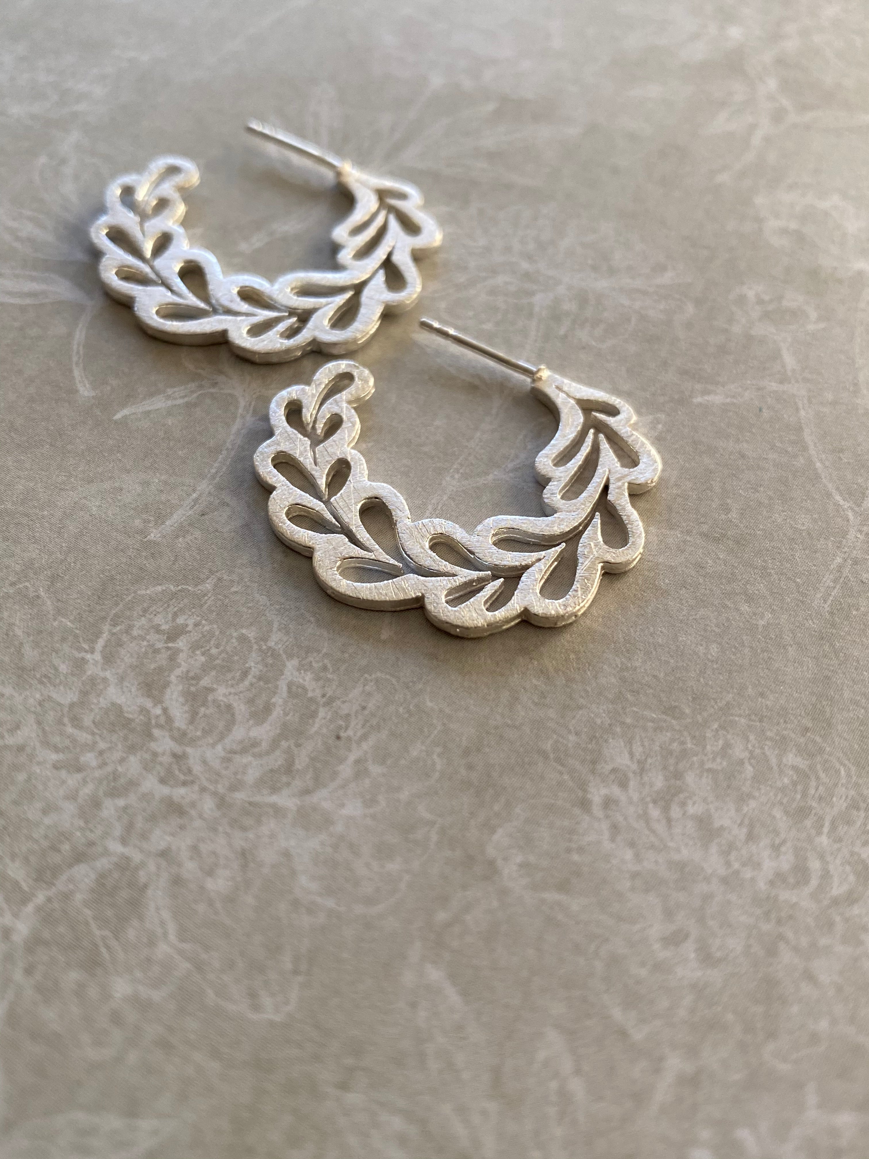Circular Fern Hoops