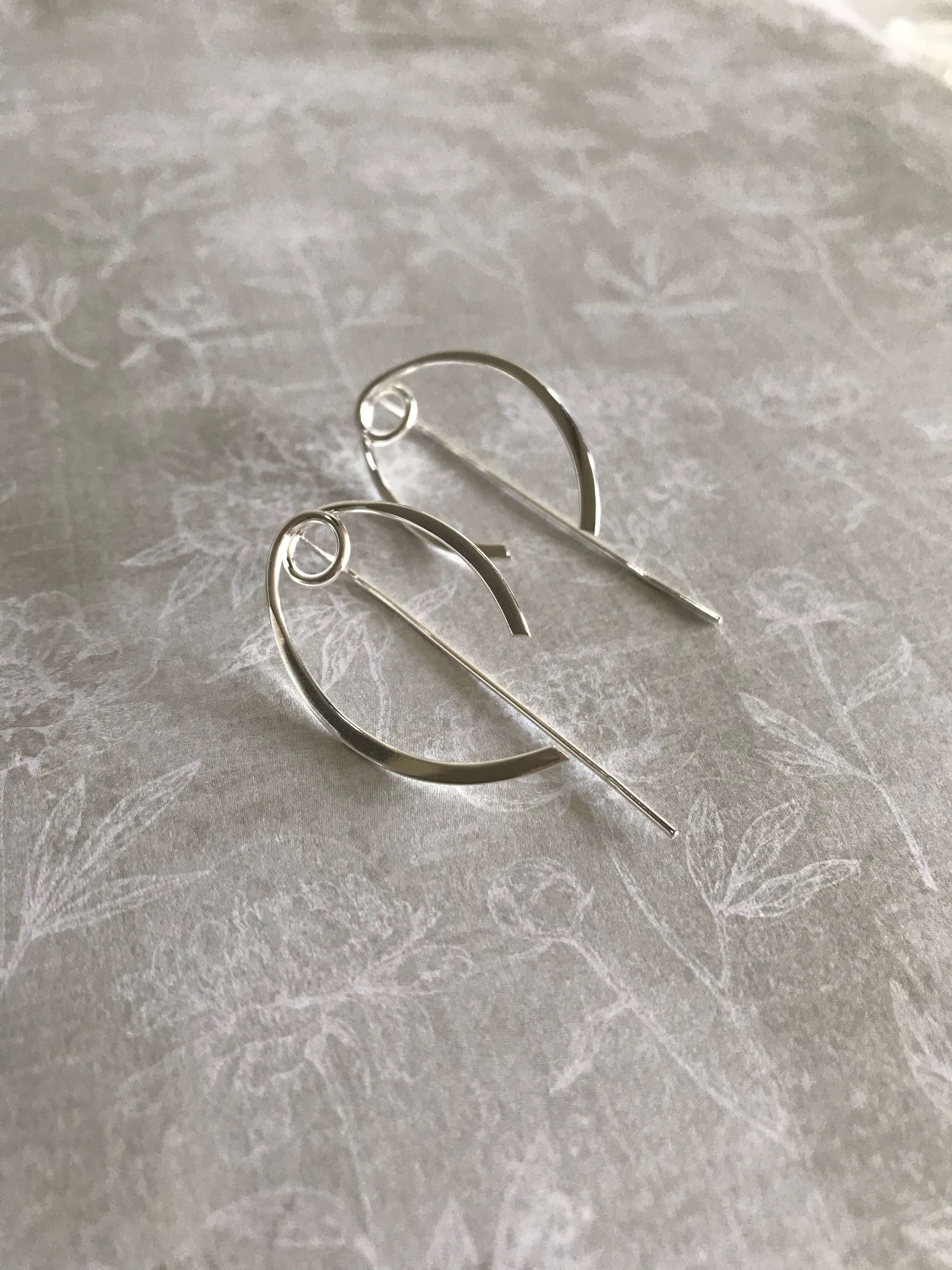 Elliptic Hook Earrings