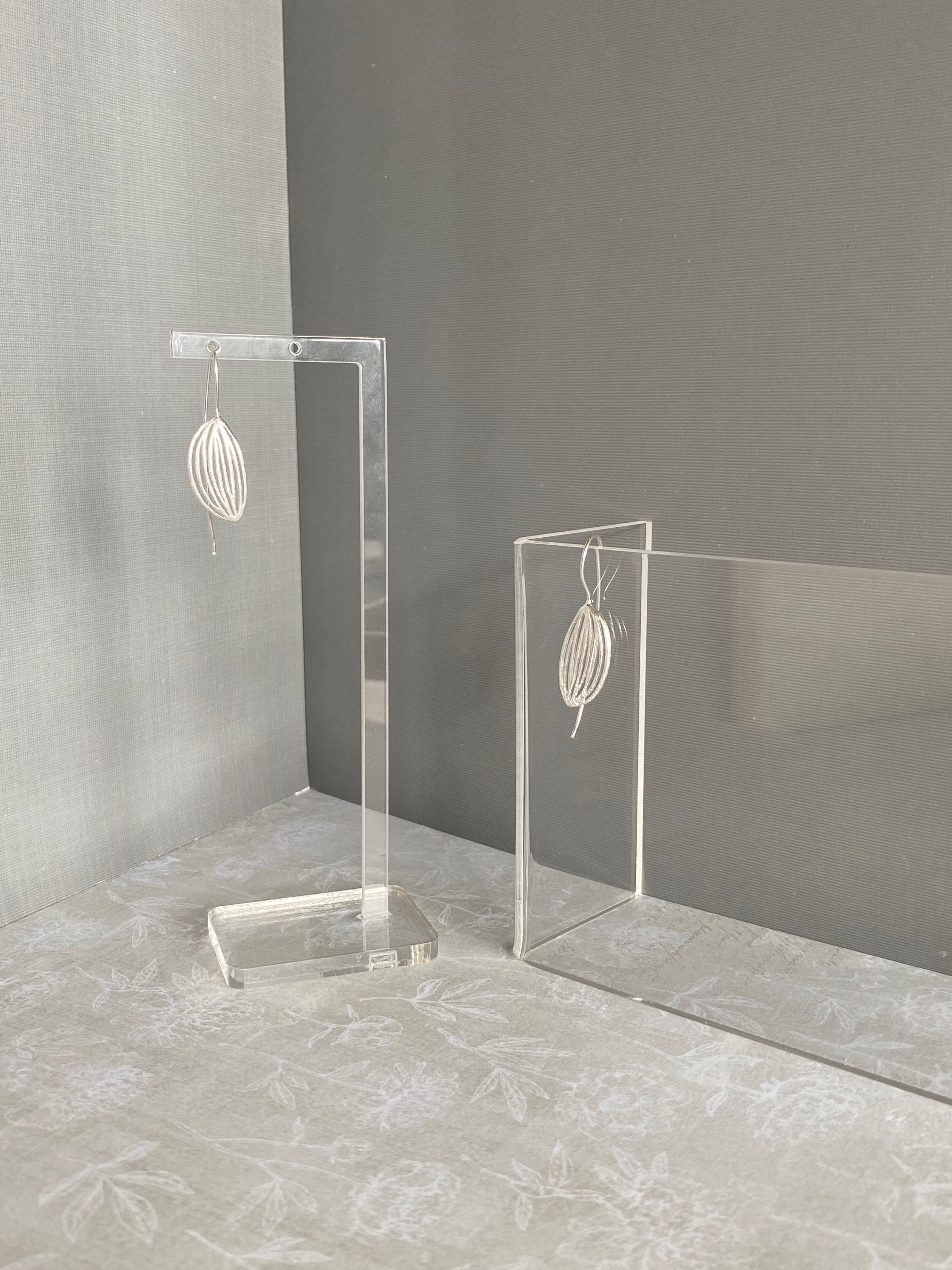 Silver Leaf Earrings