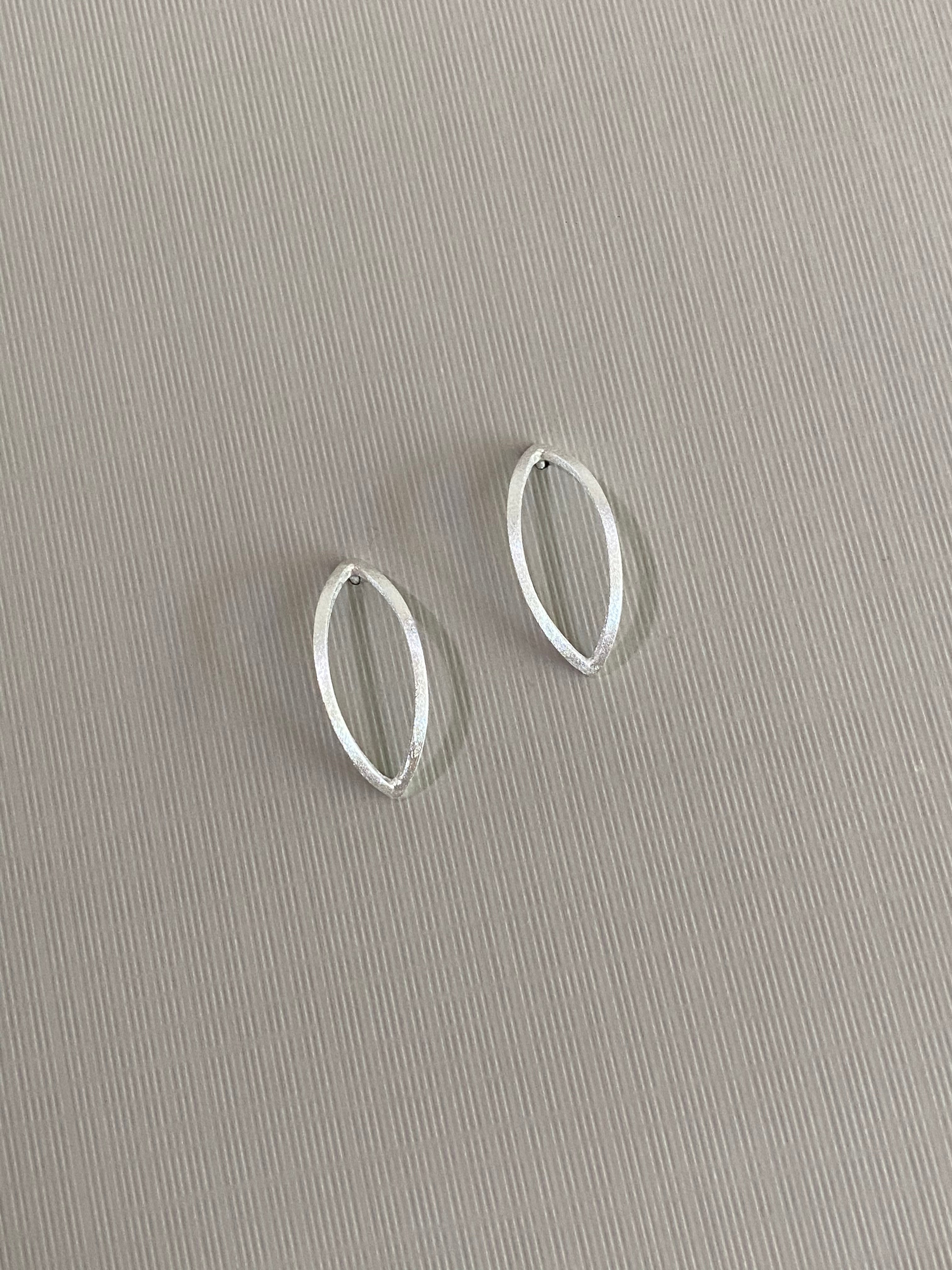 Elliptical Hoop Earrings