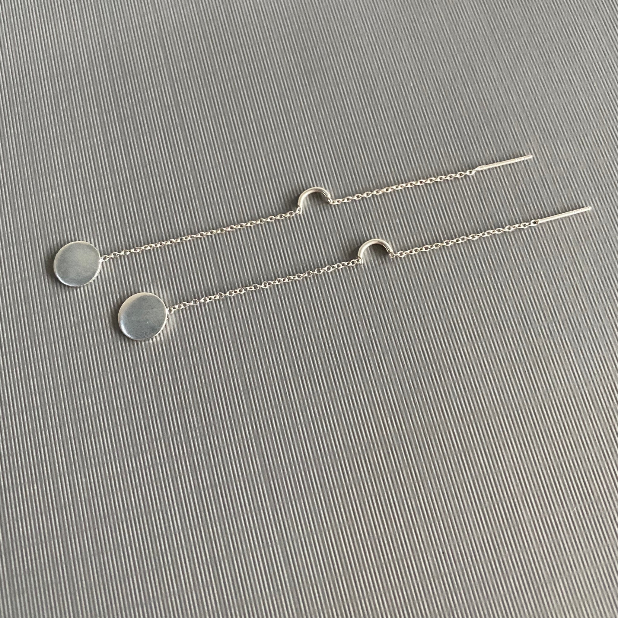 Dot Threader Earrings