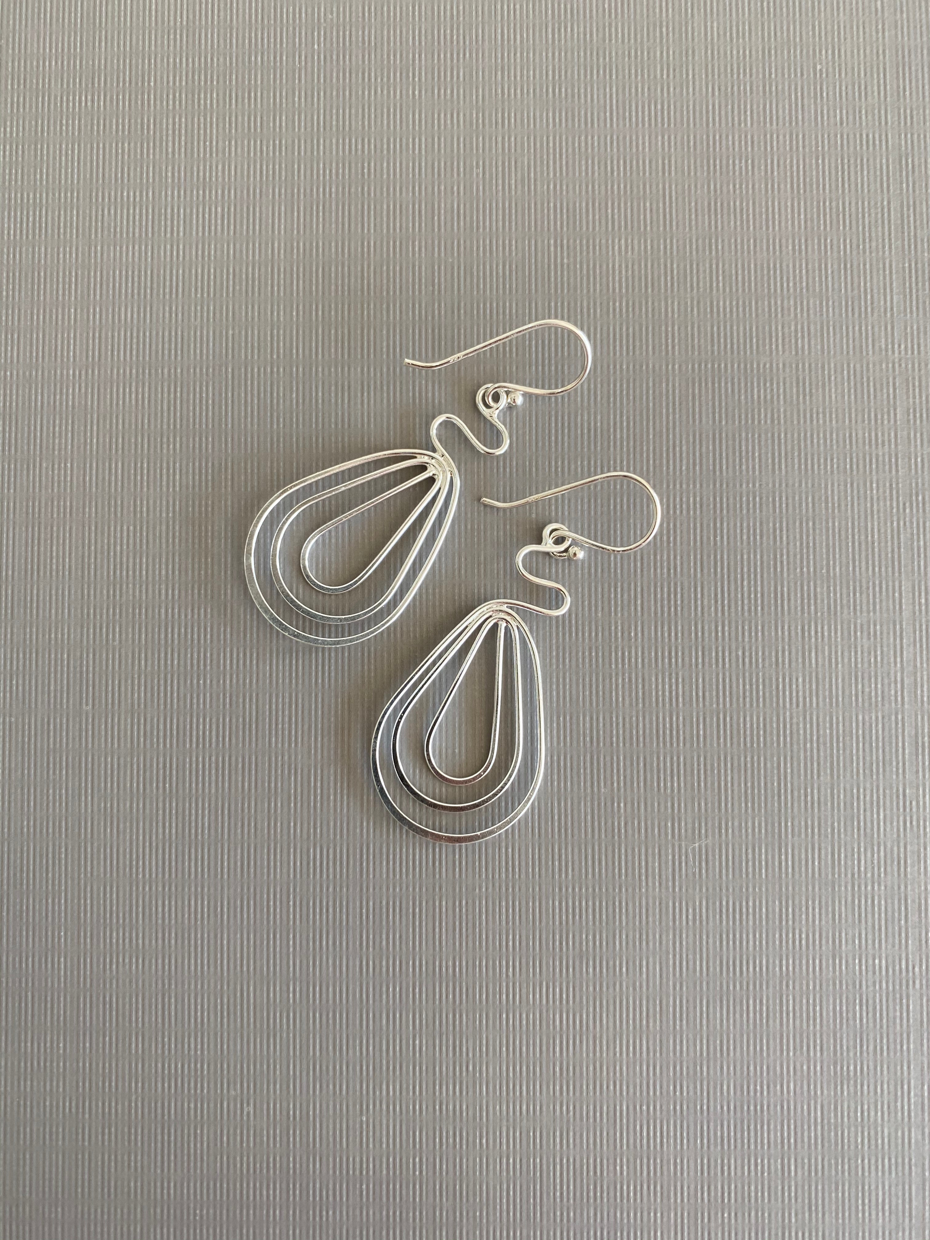 Teardrop Loop Earrings
