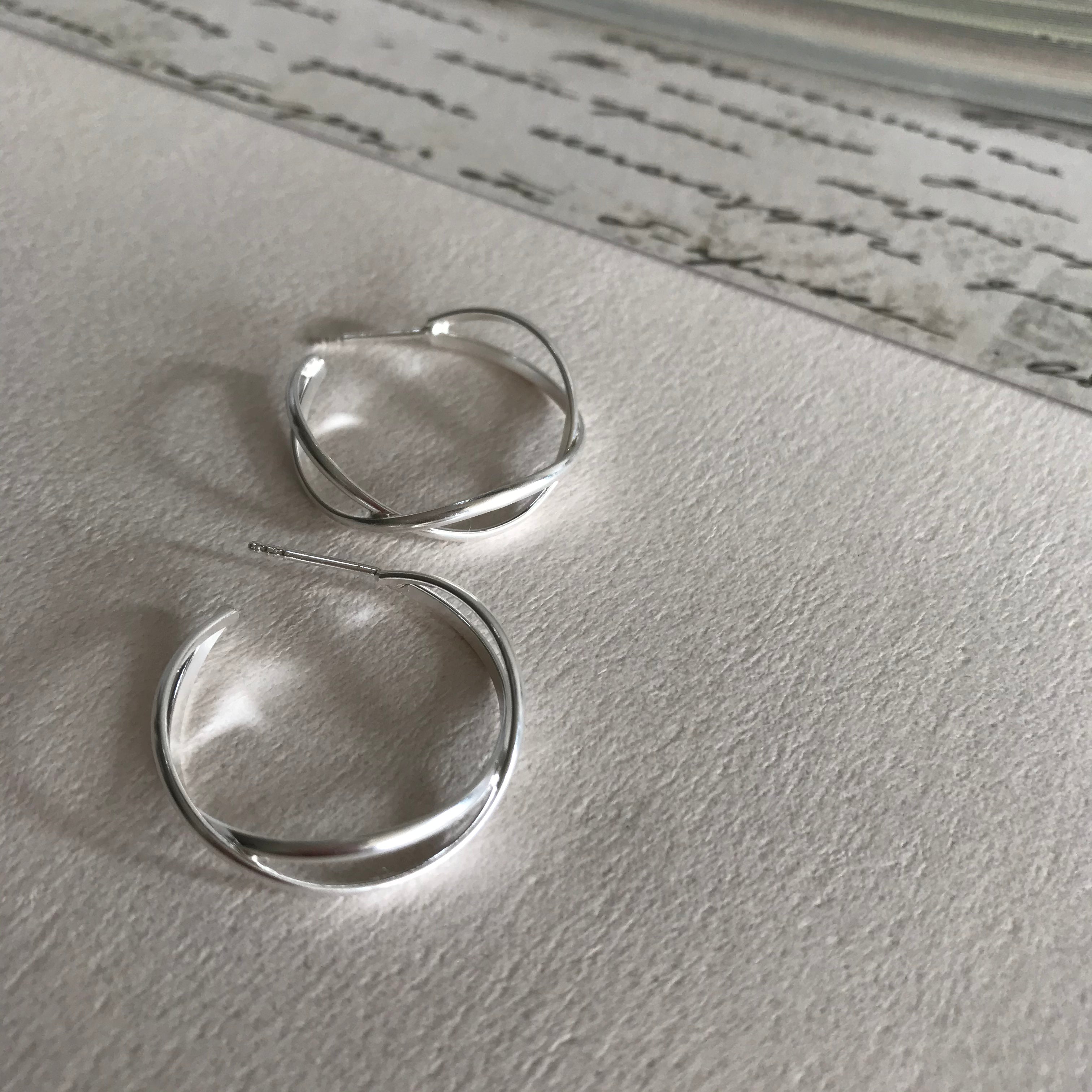 Circular Hoops Earrings