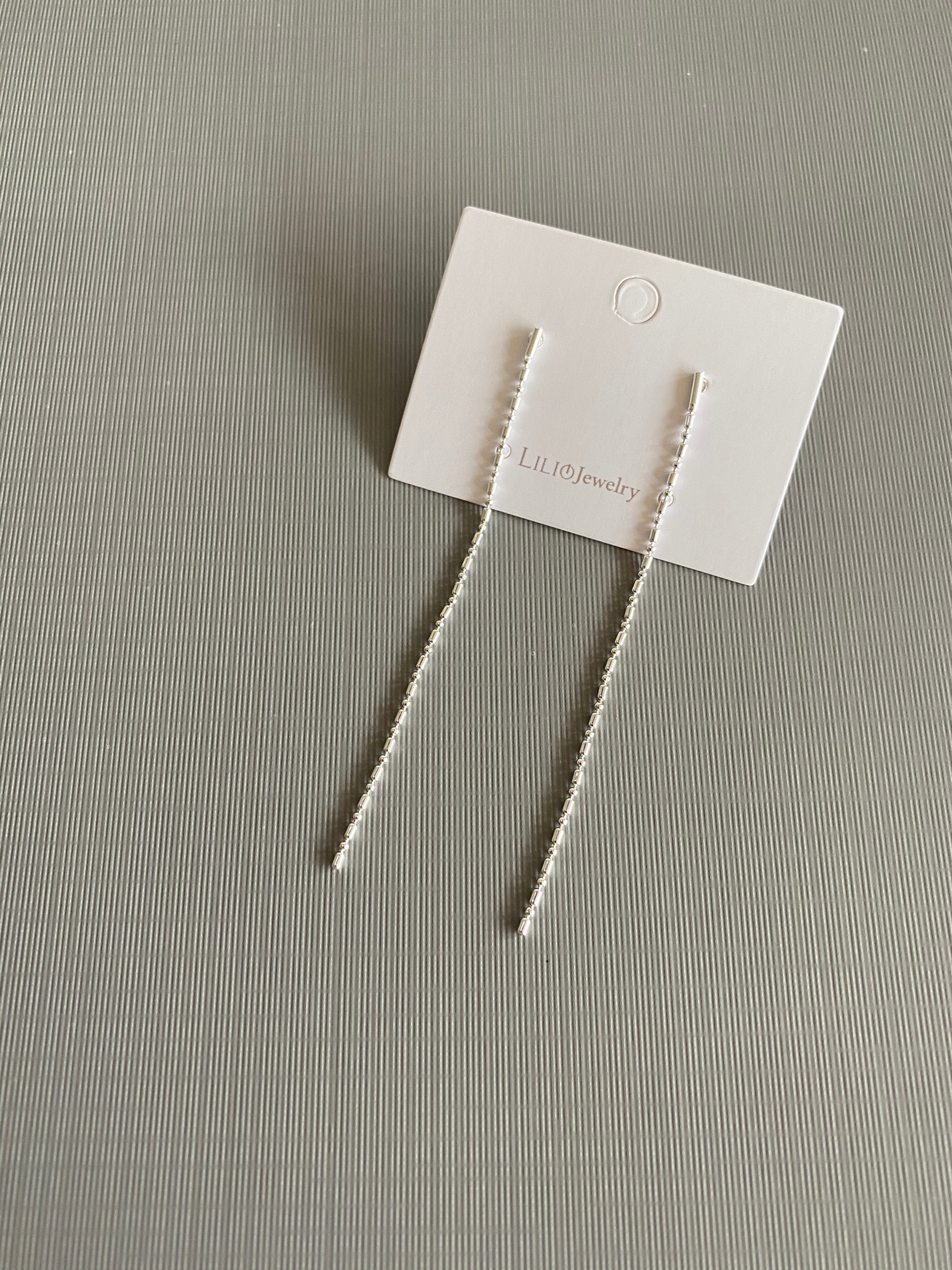 Linear Chain Earrings