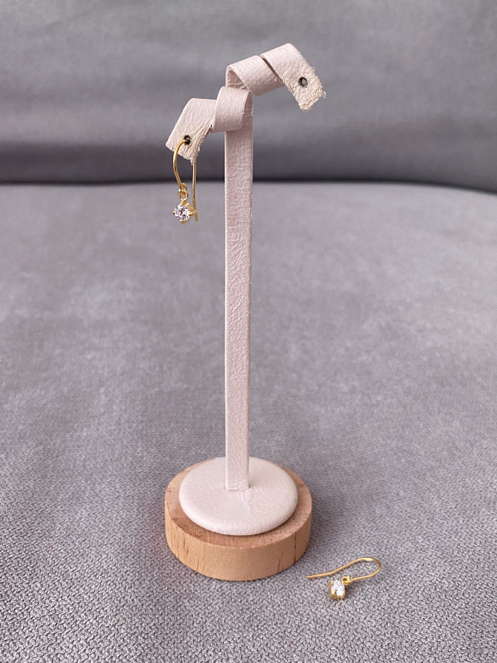 Gold Cubic Zirconia Earrings