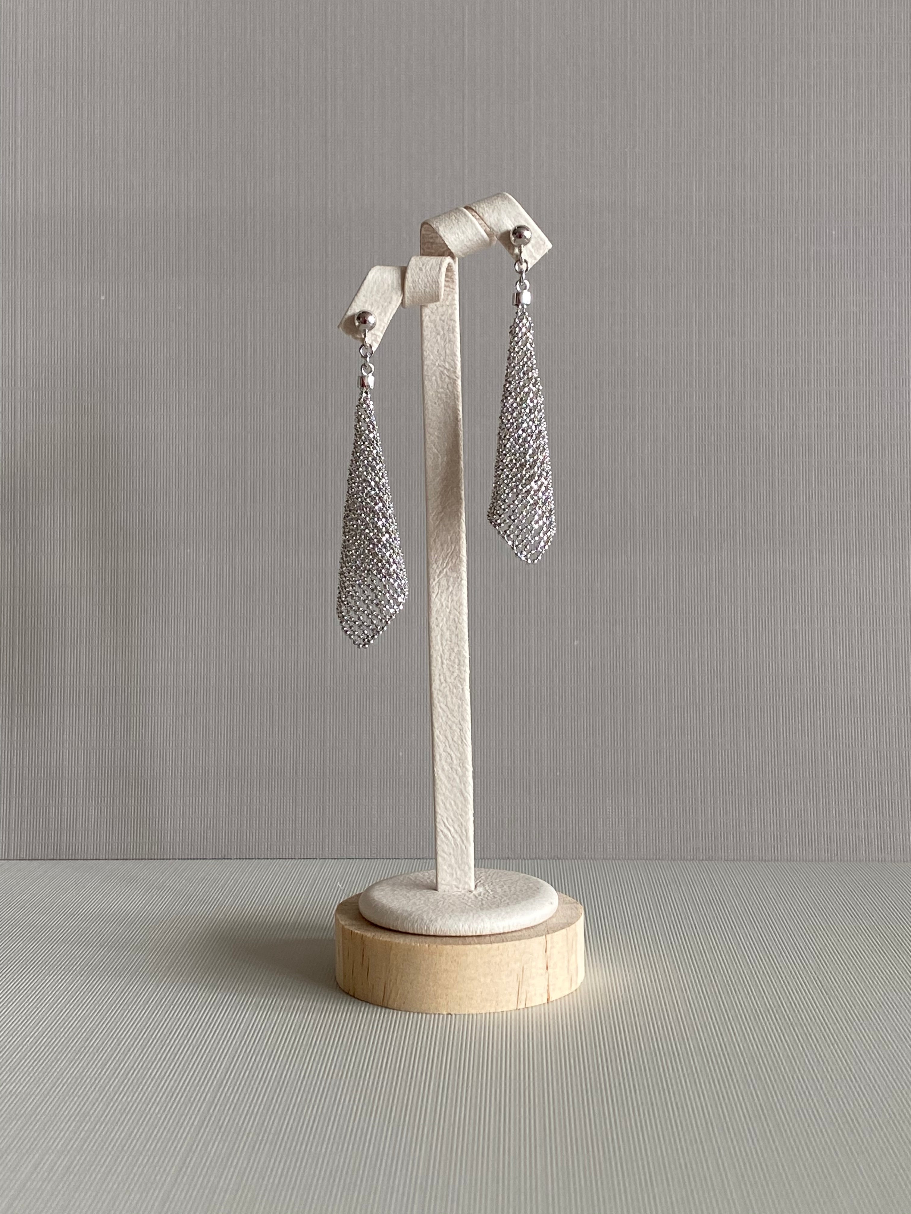 Long Leaf Drape Earrings