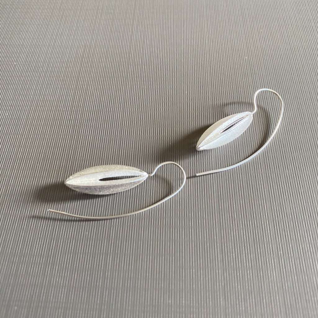 Silver Leaf Earrings