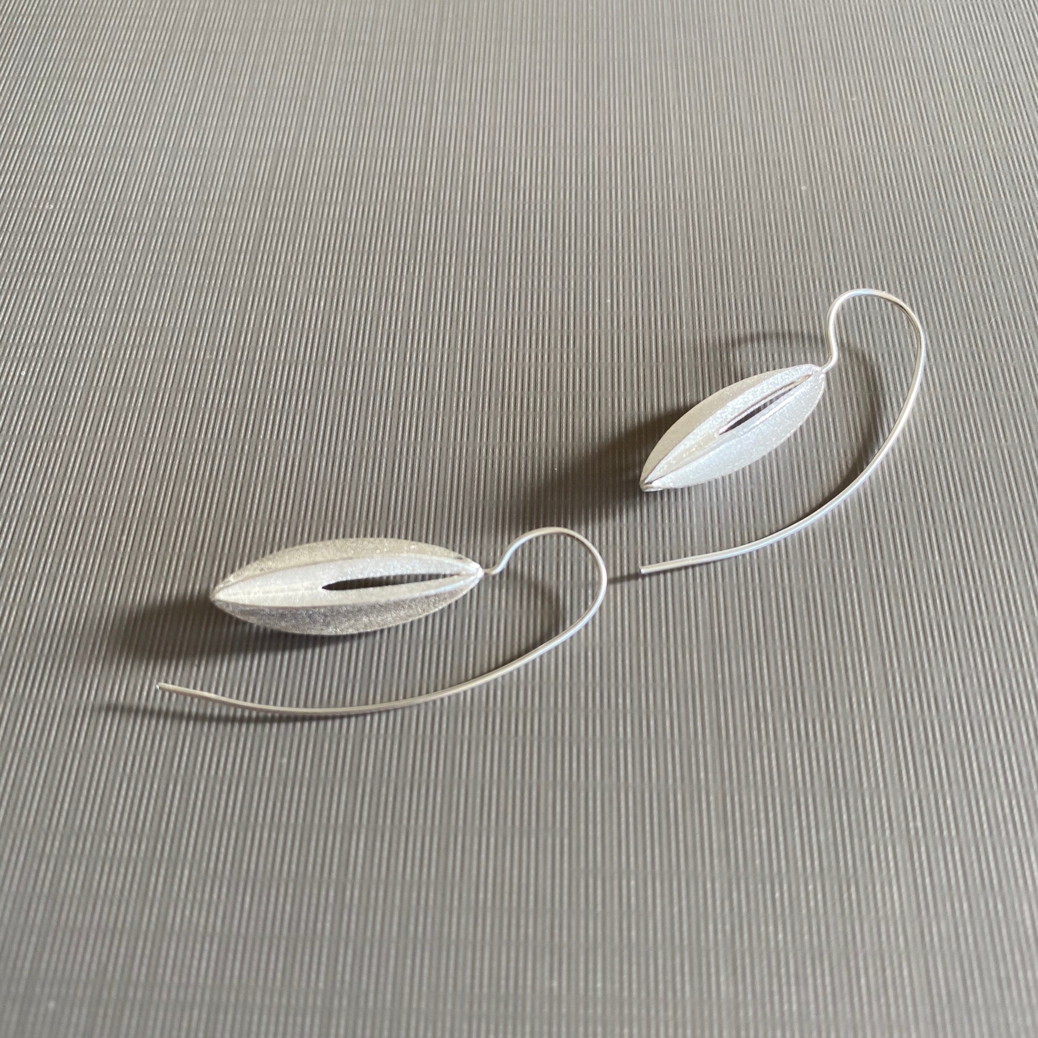 Silver Leaf Earrings